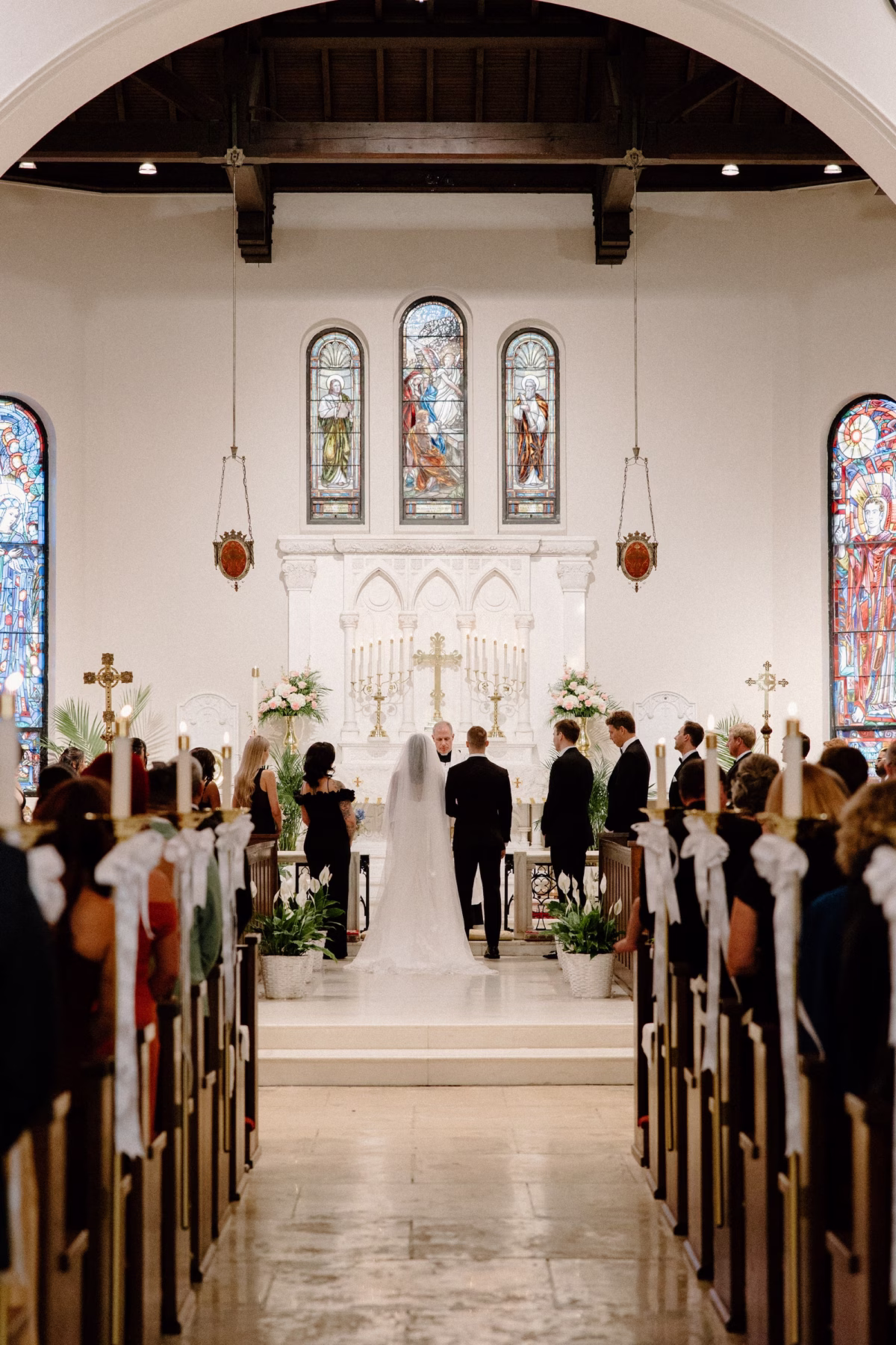 7Classic White and Green Wedding Ideas Tampa Venue St. Andrews Episcopal Church - Classic, White and Green Ybor City Wedding | J.C. Newman Cigar Company Classic White and Green Wedding Ceremony Inspiration | Tampa Bay Event Venue St Andrews Episcopal Church