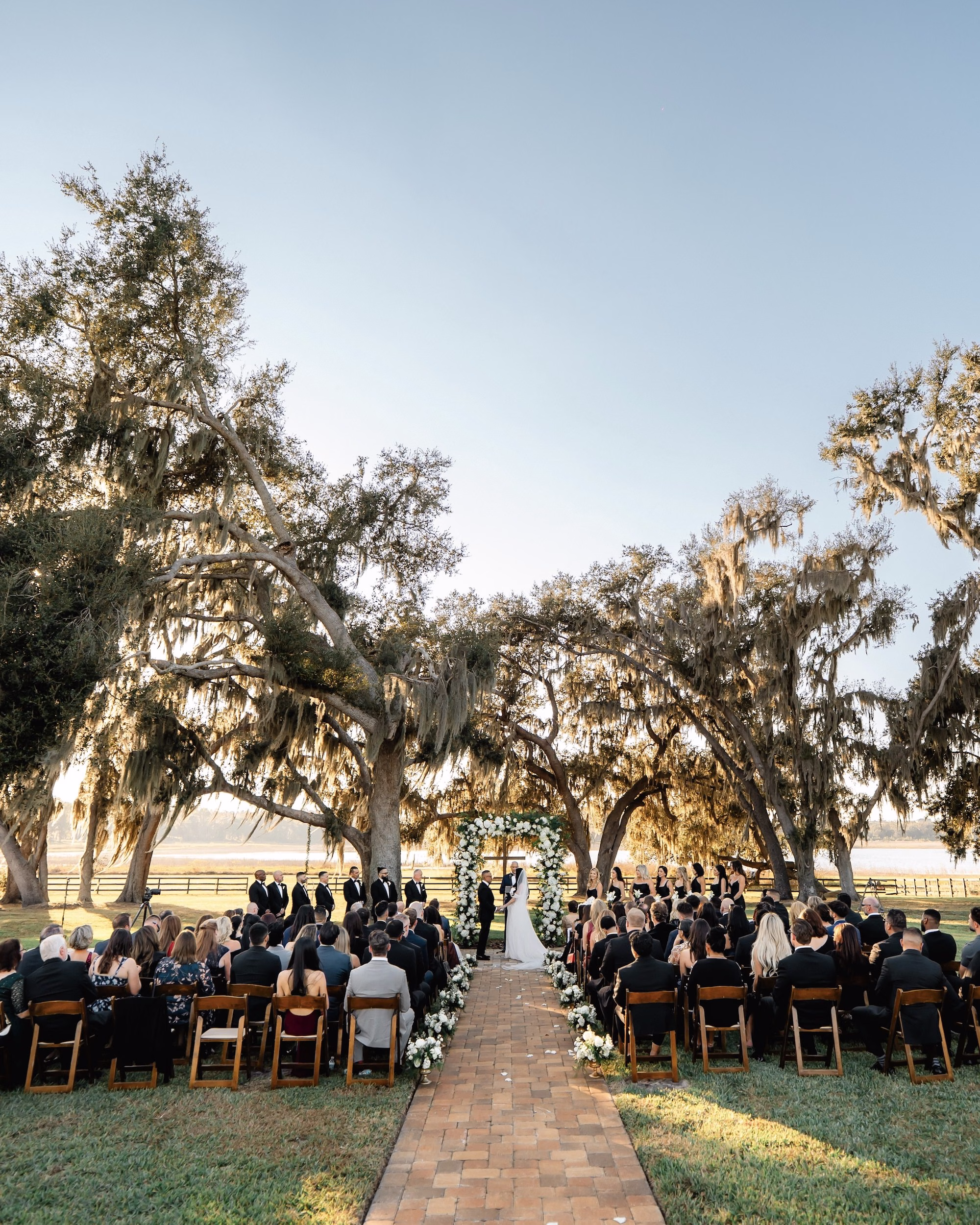 20Luxurious Old Florida Black White and Gold Wedding Inspiration Brooksville Florida Venue The Barn at Covington Farm - Luxurious, Black and White Dade City Wedding | The Barn at Covington Farm Luxurious Old Florida Black, White, and Gold Wedding Ceremony Inspiration | Brooksville Florida Event Venue The Barn at Covington Farm