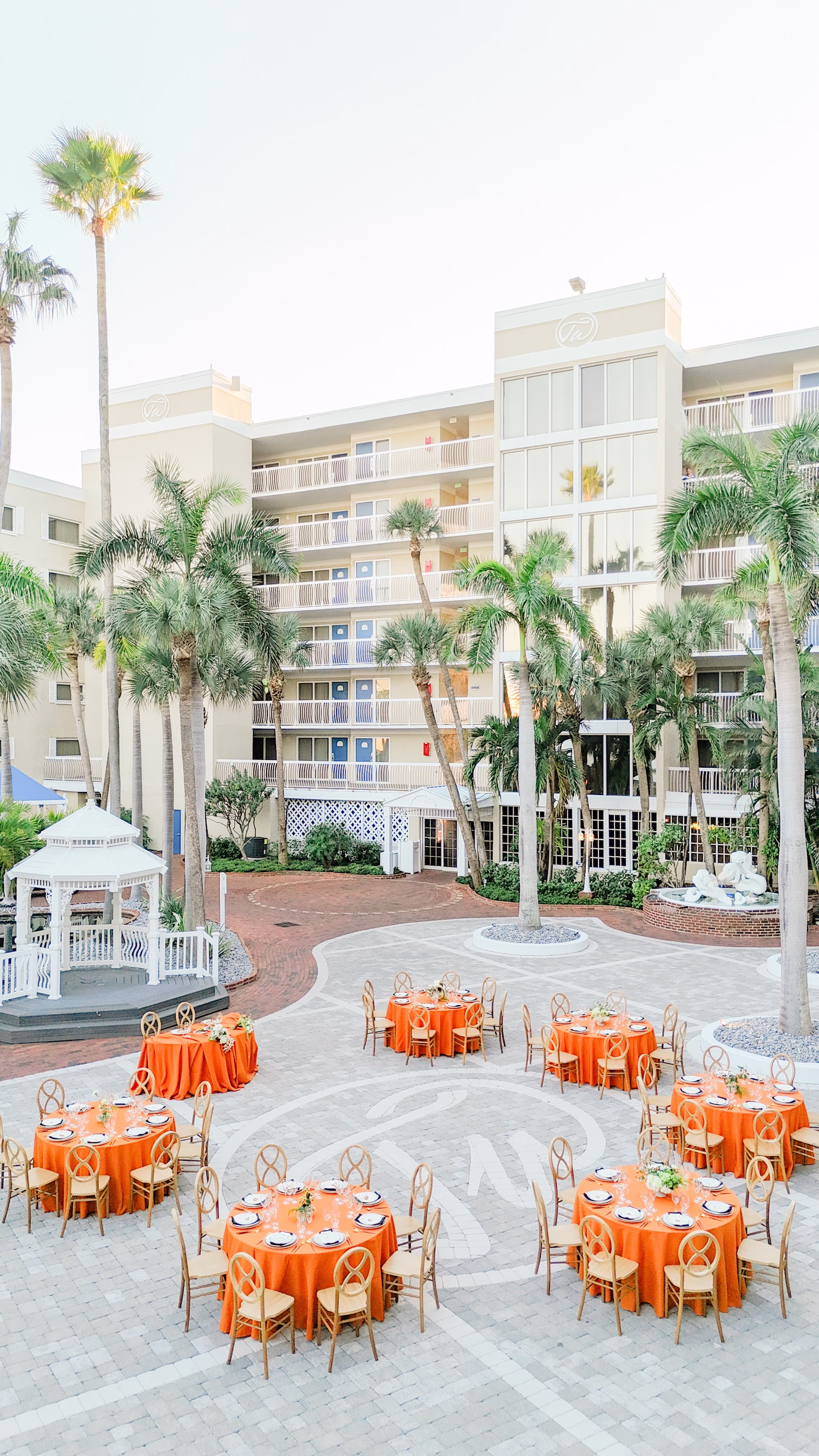 24Modern Tropical Orange and Terracotta Destination Florida Wedding Inspiration St Pete Beach TradeWinds Resort - Tampa Bay Venues Offering Intimate Wedding Elopement Packages Modern Tropical Orange and Terracotta Destination Florida Wedding Reception Decor Ideas | Tampa Bay Fiesta Solutions Event Rentals | St Pete Planner Stelloccasions Weddings and Events | Venue Tradewinds Resort | Content Creator Behind The Vows