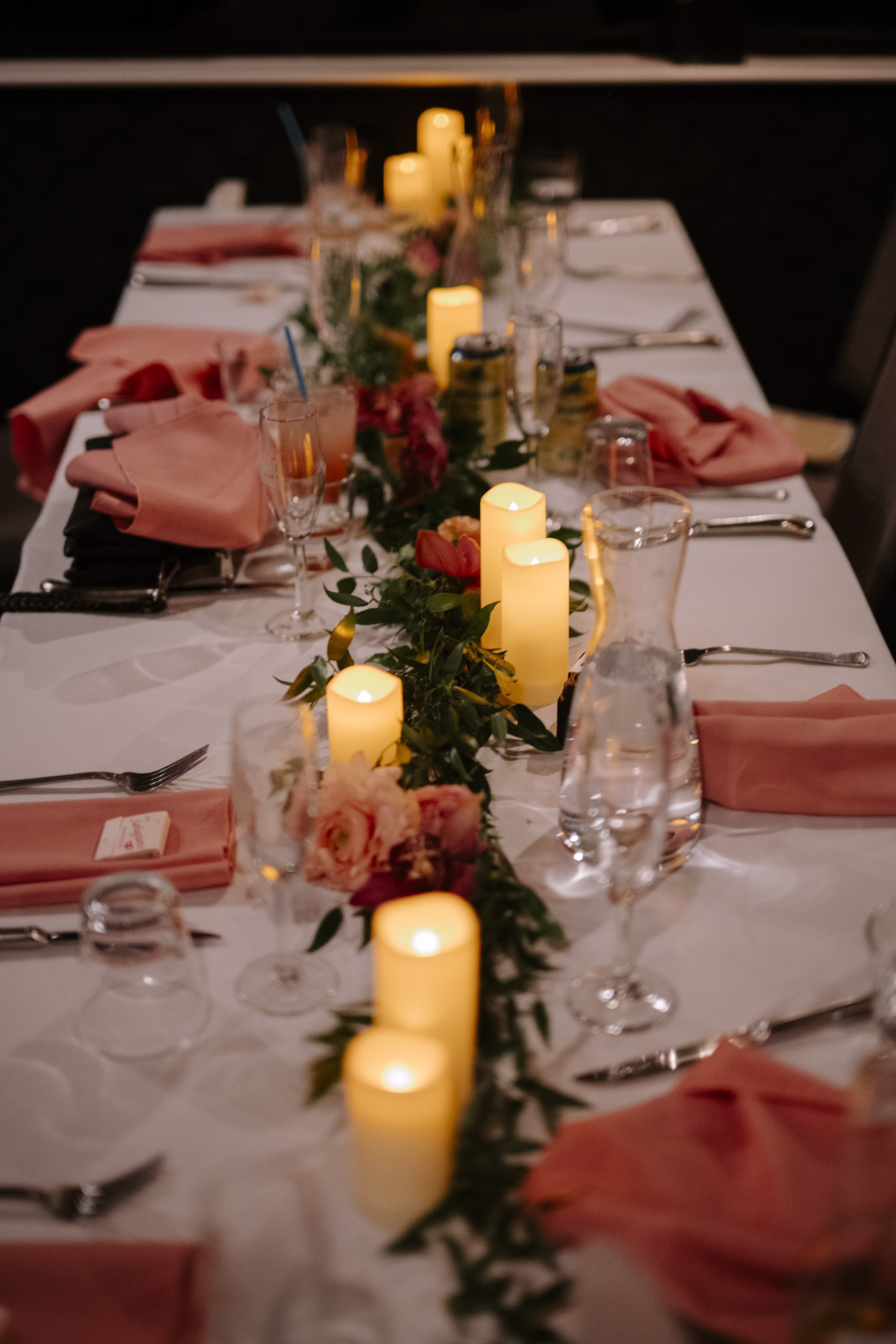 Romantic Pastel Pink Wedding Reception Tablescape Place Setting Decor Inspiration