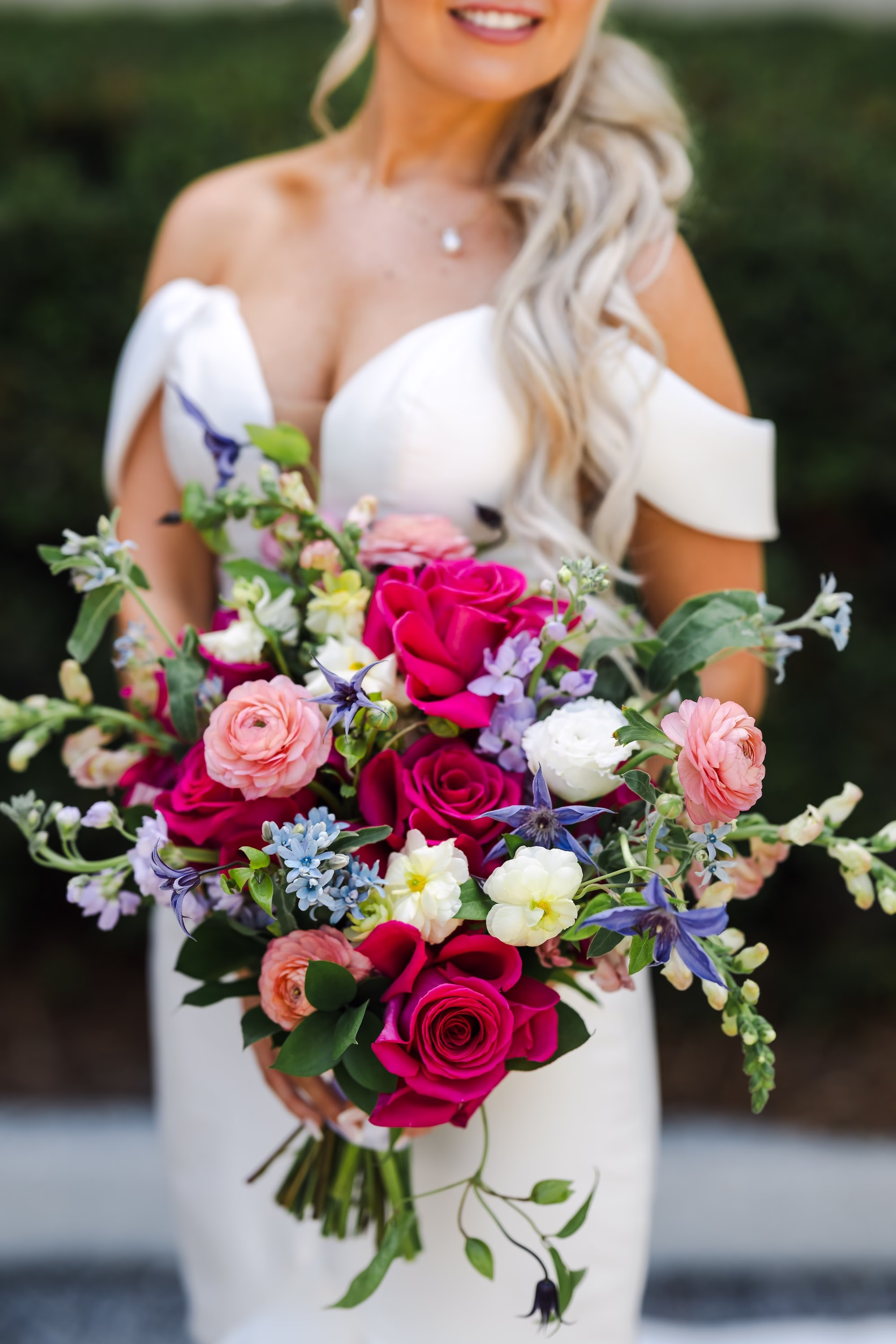 9Outdoor Florida Pink Spring Wedding Inspiration - Pink, Spring Waterfront Sarasota Wedding | The Powel Crosley Estate Spring Bridal Bouquet Inspiration