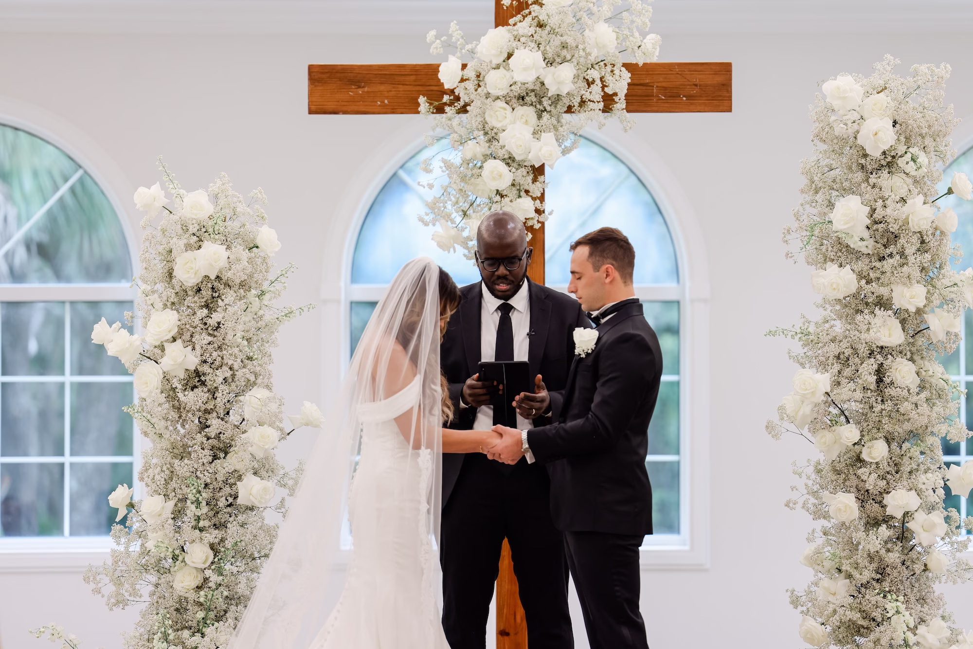 Bride and Groom Wedding Portrait
