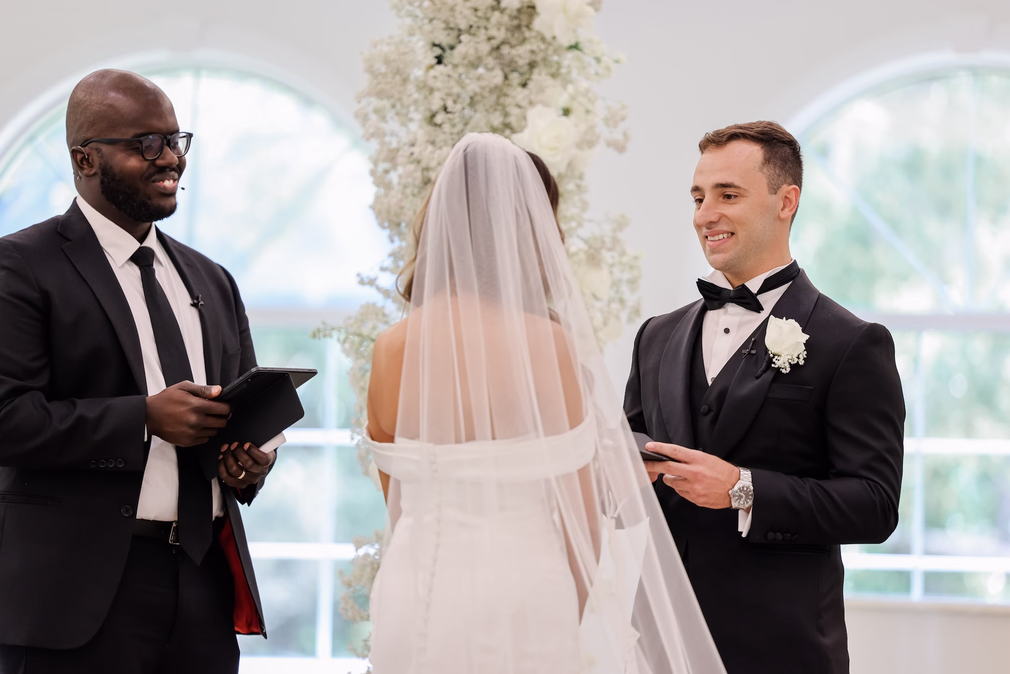 Bride and Groom Wedding Portrait