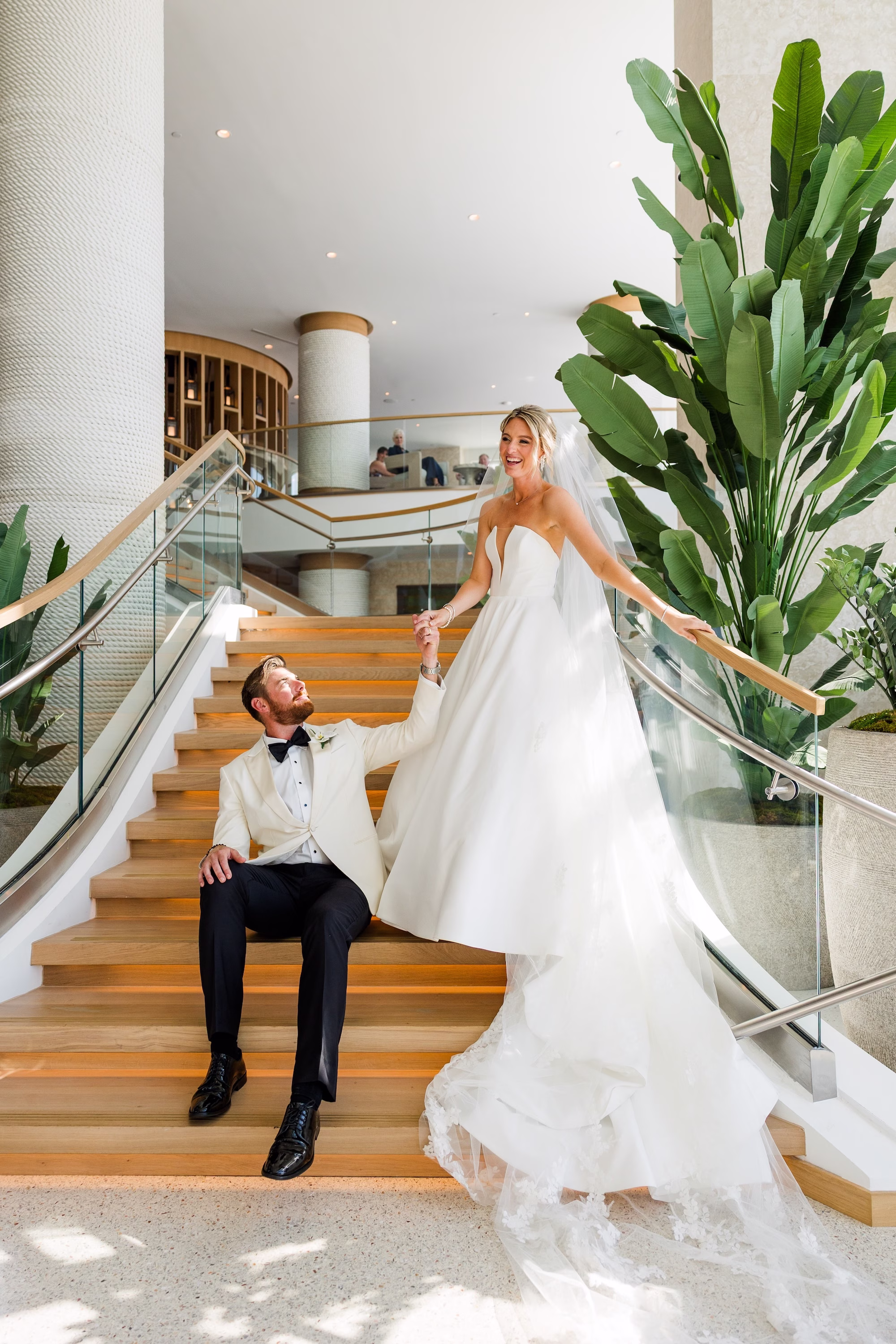 Bride and Groom Wedding Portrait