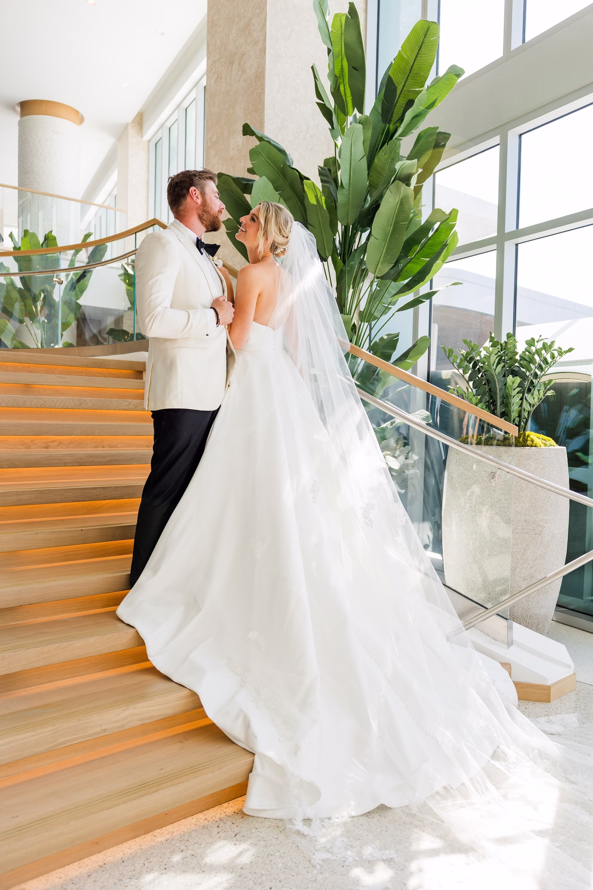 Bride and Groom Wedding Portrait