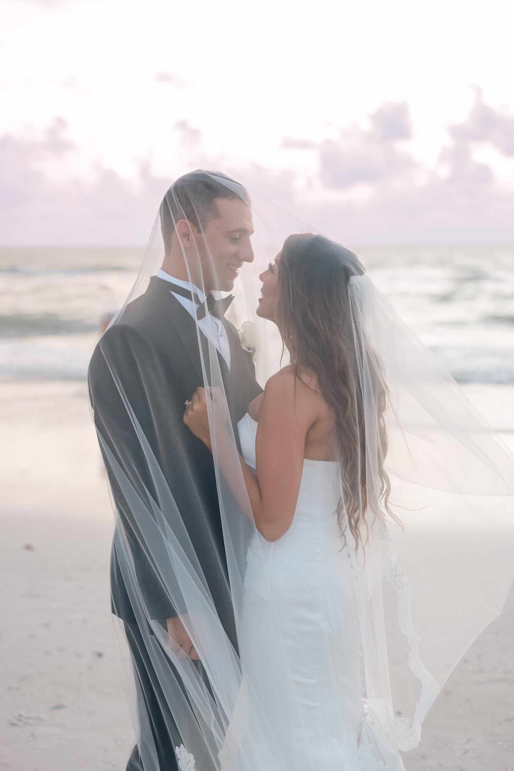 Bride and Groom Wedding Portrait | Clearwater Photographer Lifelong Photography Studio | Event Venue Sandpearl Resort