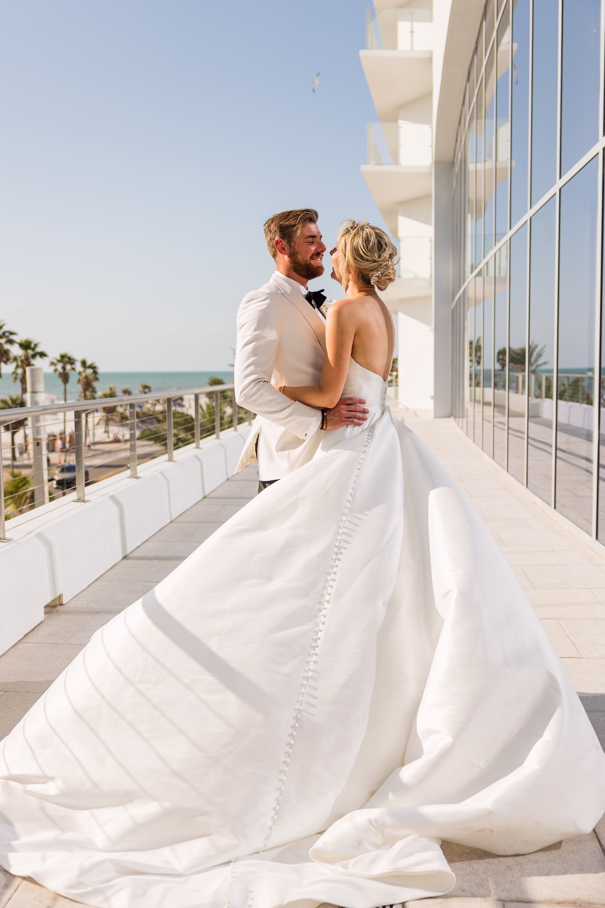 Bride and Groom Wedding Portrait