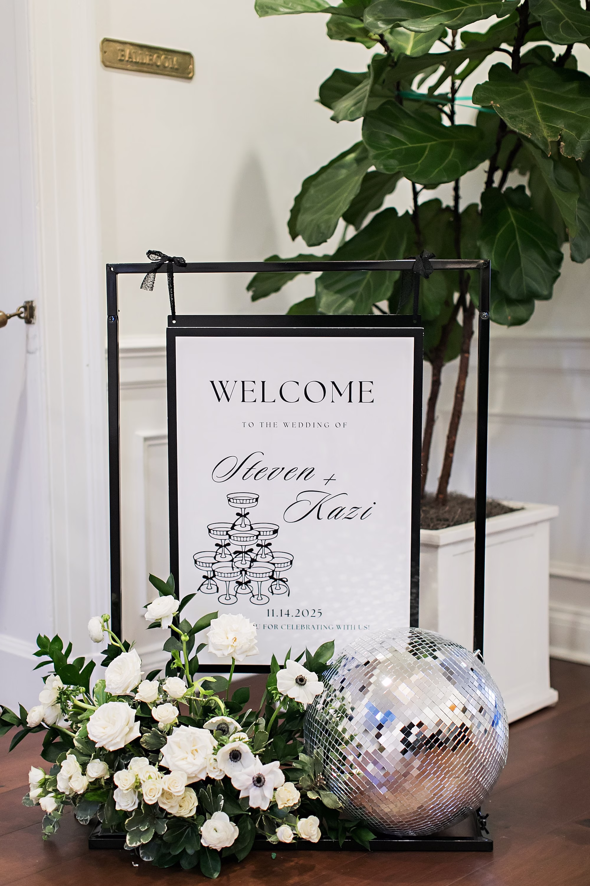 25Timeless Black and White Wedding Ideas - Timeless, Black and White Wedding | Tampa Yacht and Country Club Timeless Black and White Wedding Reception Decor Inspiration