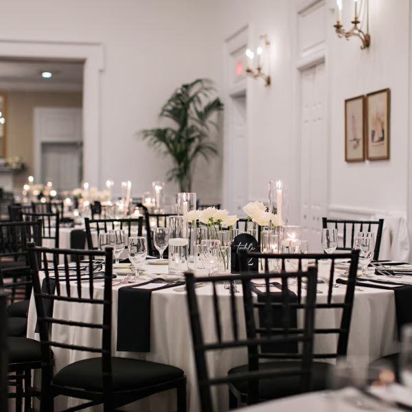 27Timeless Black and White Wedding Ideas - Timeless, Black and White Wedding | Tampa Yacht and Country Club Timeless Black and White Wedding Reception Decor Ideas
