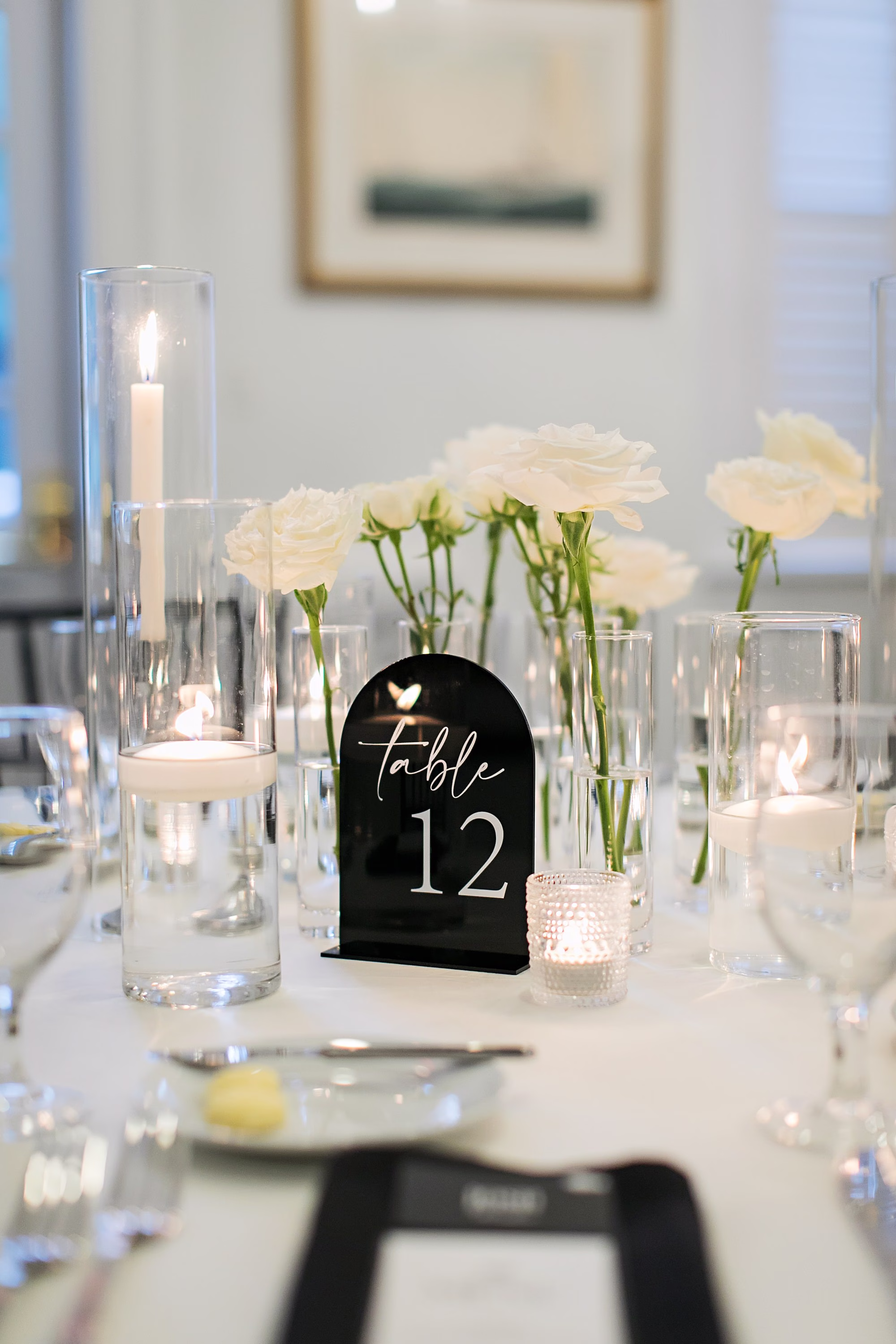 28Timeless Black and White Wedding Ideas - Timeless, Black and White Wedding | Tampa Yacht and Country Club Timeless Black and White Wedding Reception Decor Ideas