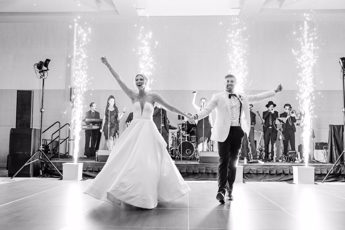 Bride and Groom First Dance Wedding Portrait | Tampa Bay DJ Co.
