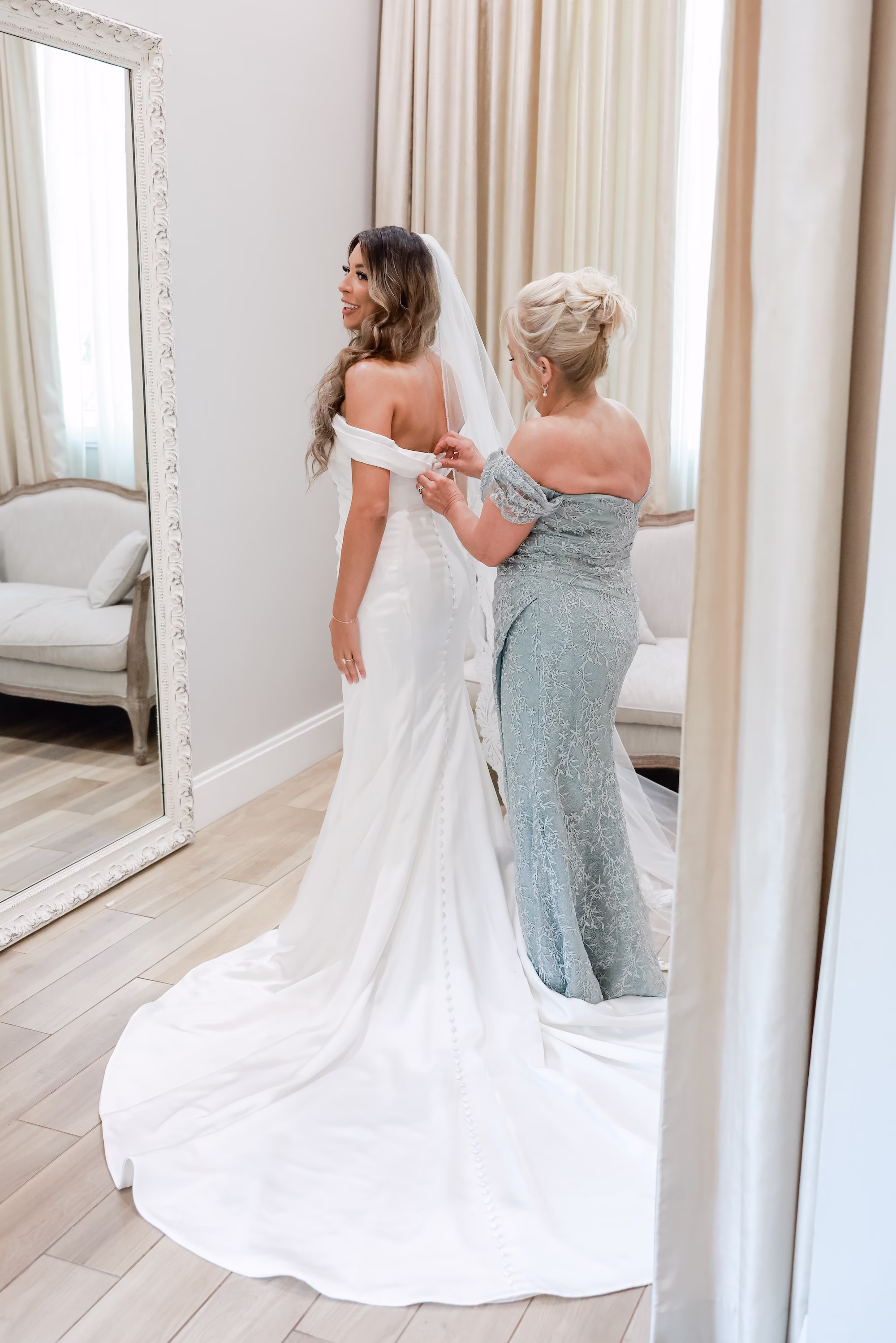 Bride Getting Ready Wedding Portrait