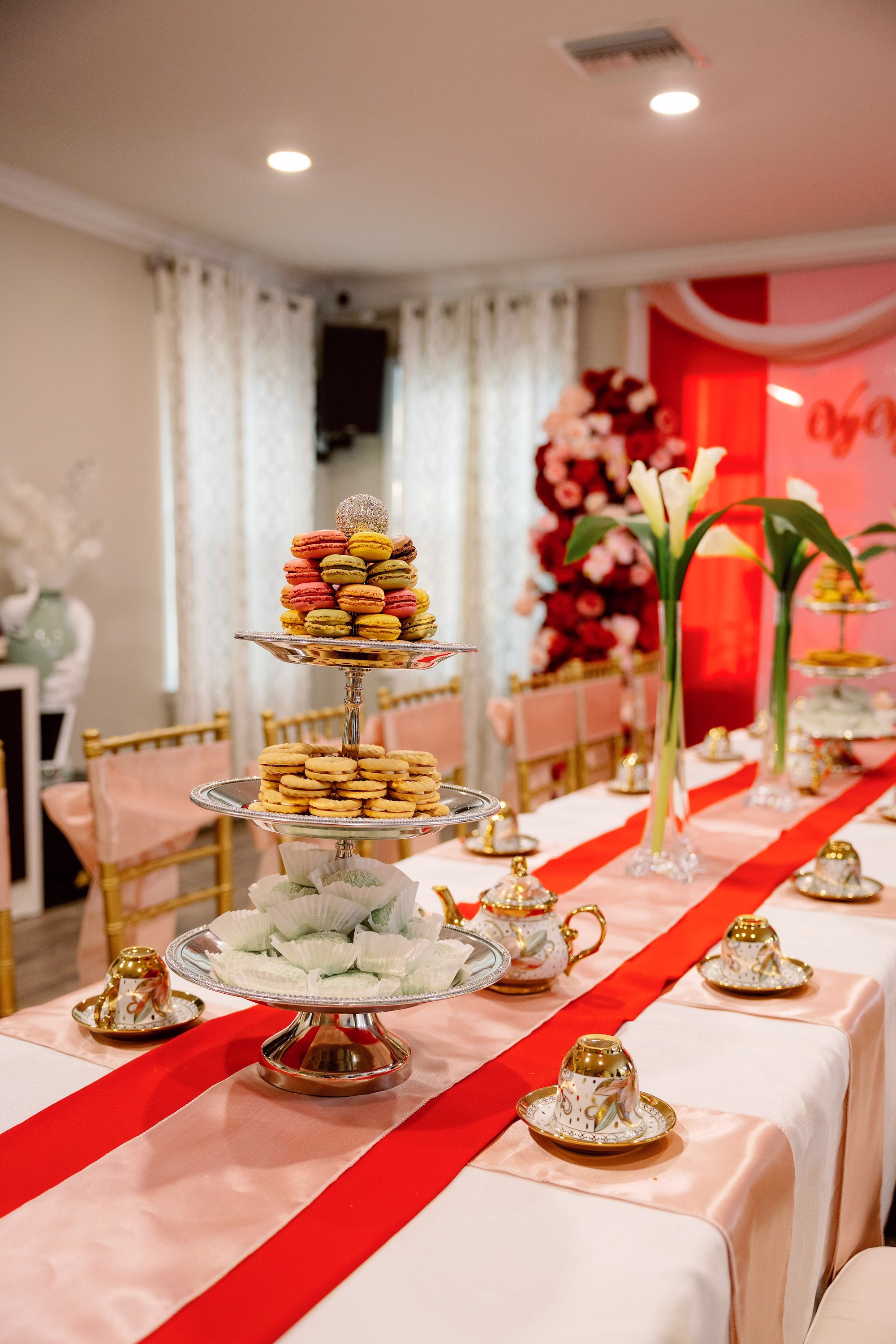 Red Asian Chinese Traditional Wedding Inspiration | La Vu Quy Vietnamese Tea Ceremony Ideas | Tampa Bay Event Planner Coastal Coordinating