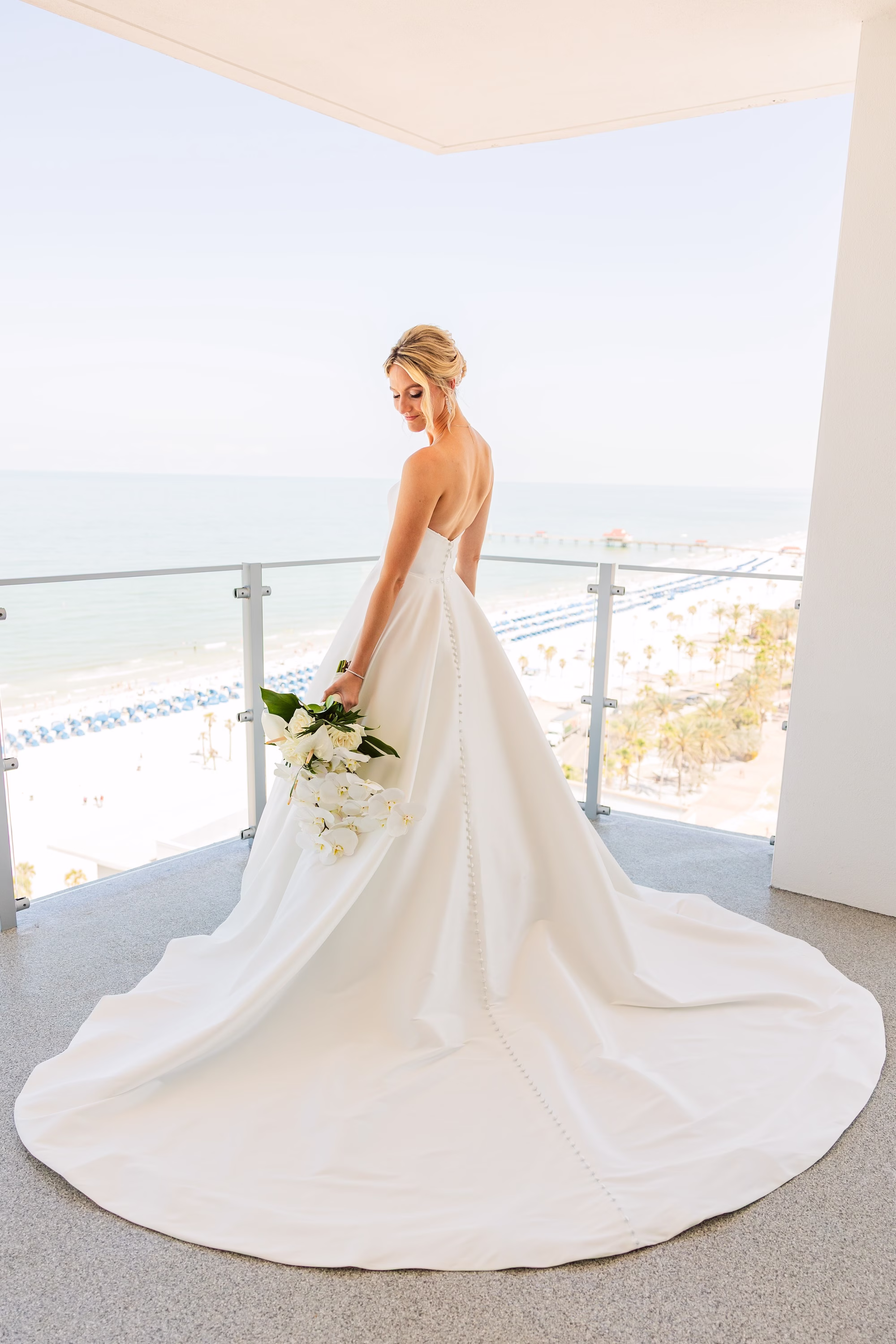 Elegant White Wedding Dress Ideas | Clearwater Hair and Makeup Artist femme Akoi Beauty Studio