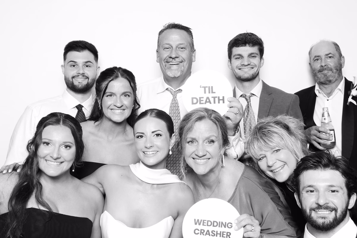 2The Gala Photo Booth Tampa Wedding Rental 1 - Chic, Black and White Sarasota Wedding | New College of Florida Sarasota Wedding Rental Gala Photobooth