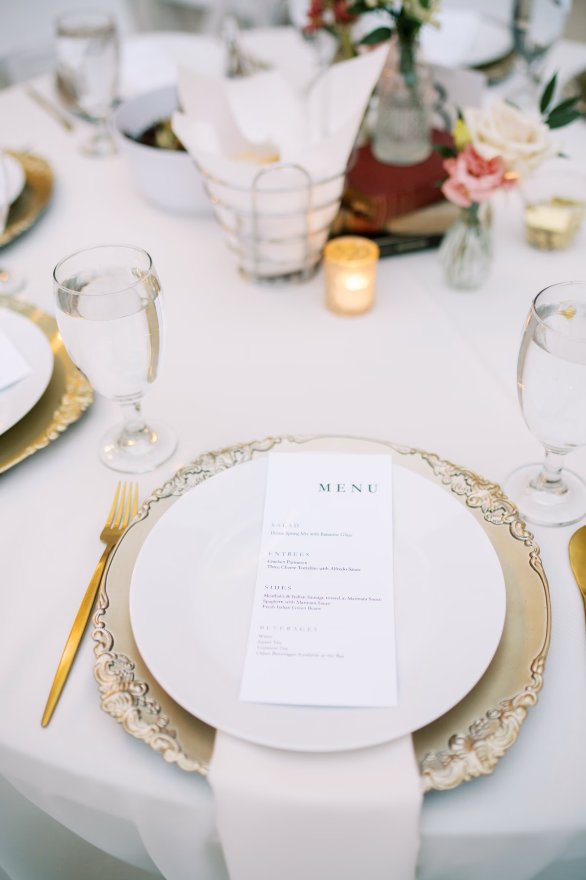 Vintage Rose and Blush Bookish Inspired Wedding Reception Place Setting Decor Ideas