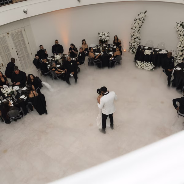 43Timeless Black and Wedding New Years Eve Wedding Ideas Tarpon Springs Venue Whitehurst Gallery - Timeless Black and White Tarpon Springs Wedding | Whitehurst Gallery Bride and Groom First Dance Wedding Portrait | Tampa Bay DJ Graingertainment | Tampa Bay Photographer Amber Yonker Photography