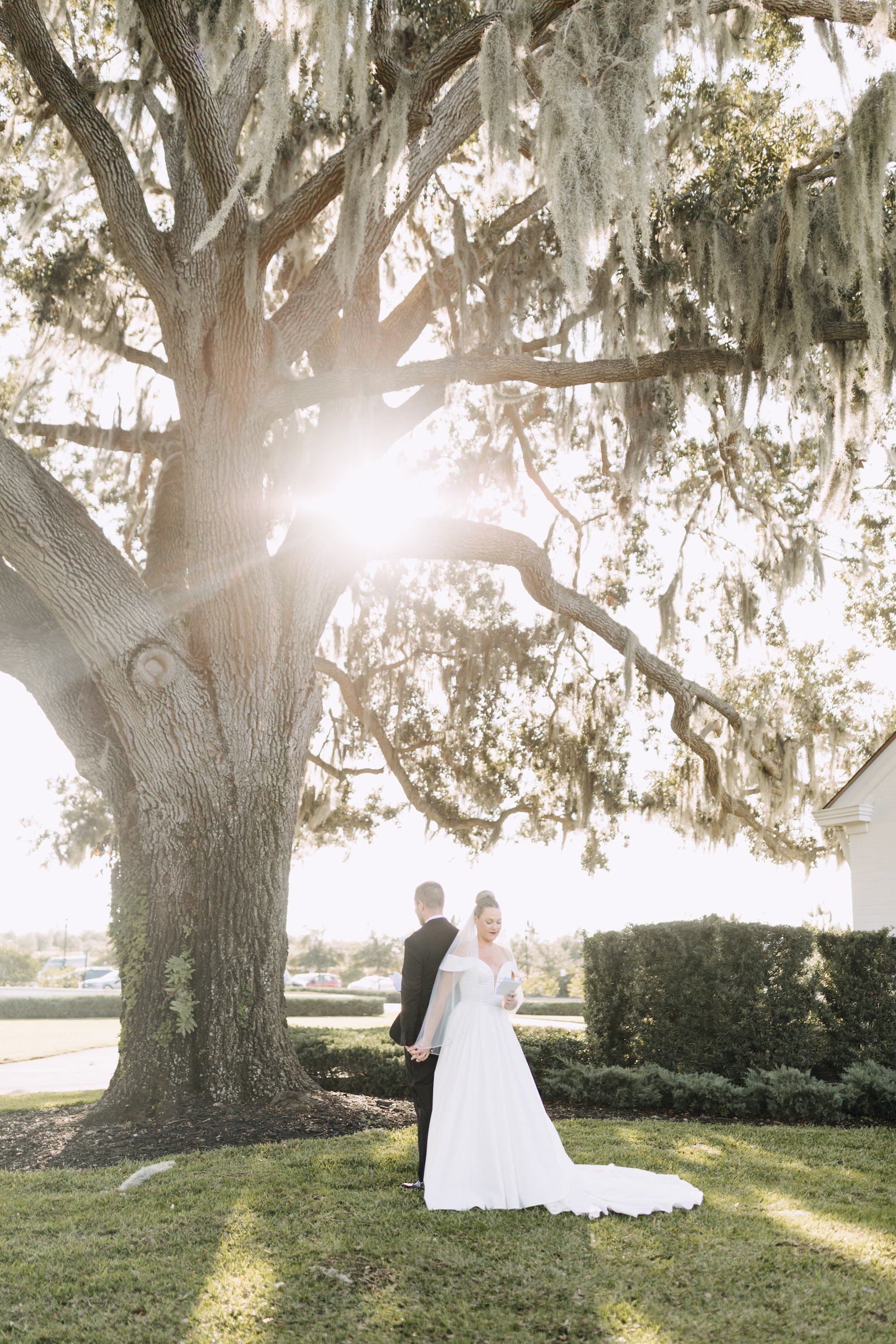 Bride and Groom Wedding Portrait | Tampa Bay Photographer Amber McWhorter Photography | Dress Boutique Truly Forever Bridal