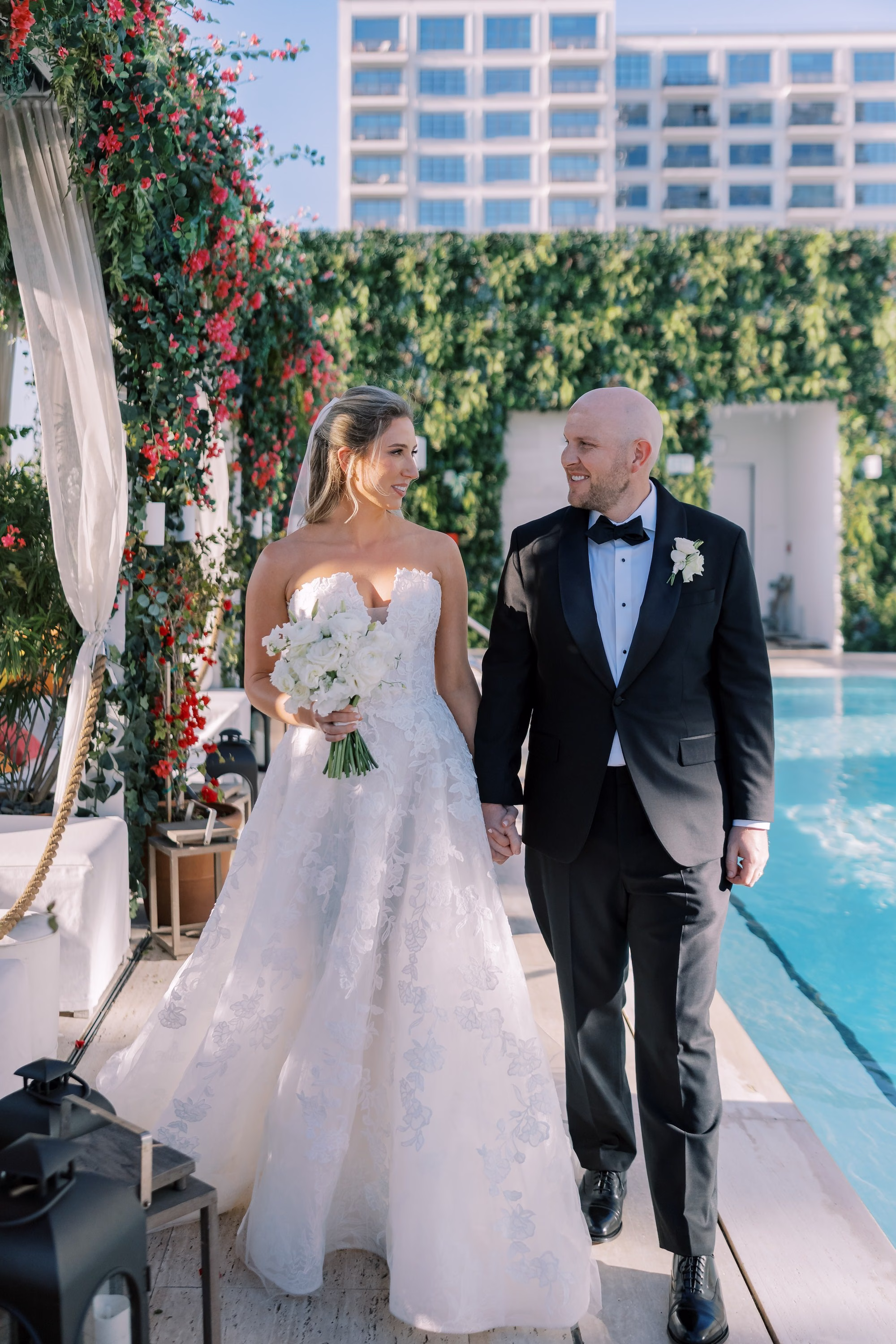 Bride and Groom Wedding Portrait