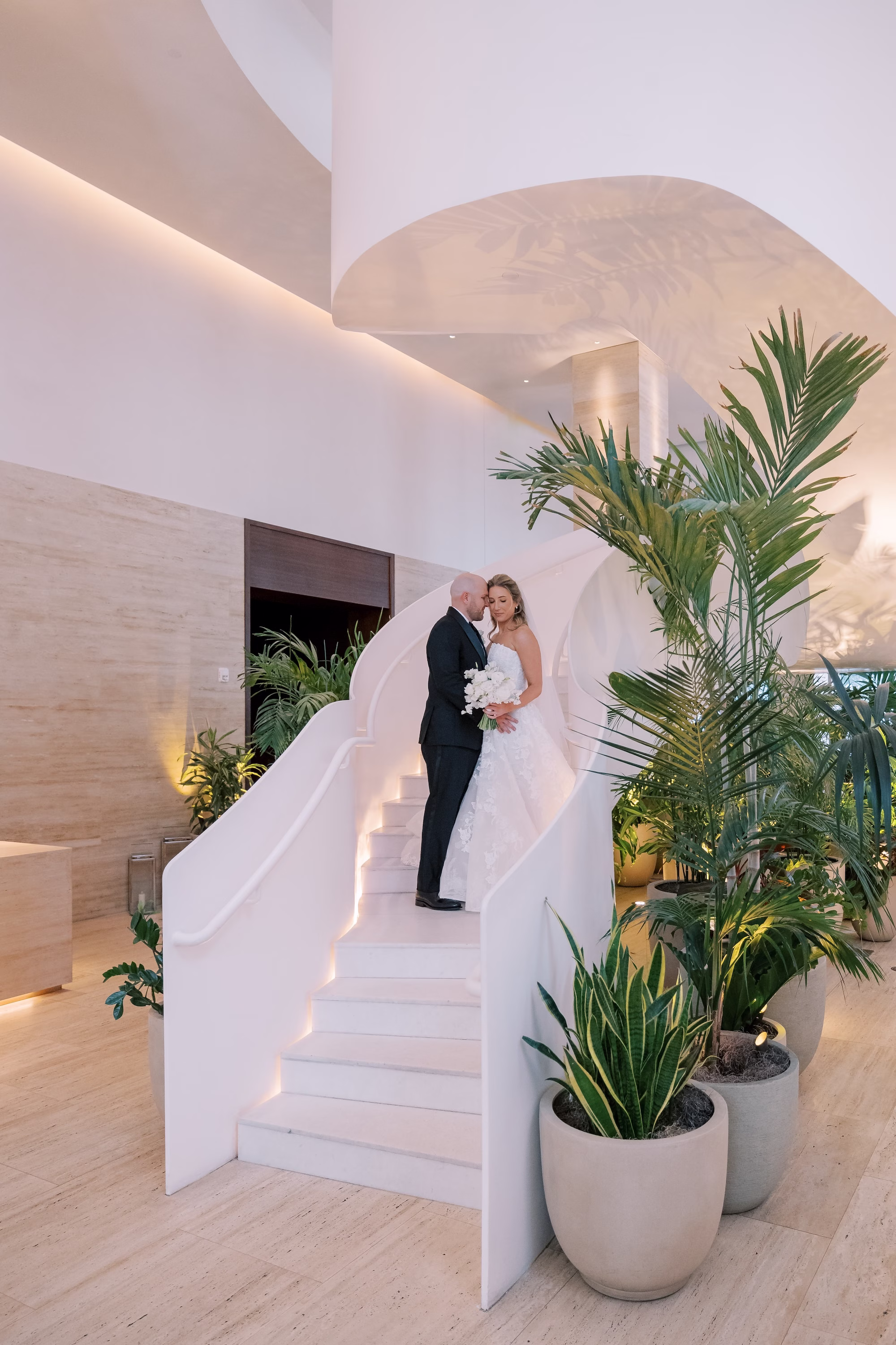 Bride and Groom Wedding Portrait | Tampa Bay Event Venue The Edition