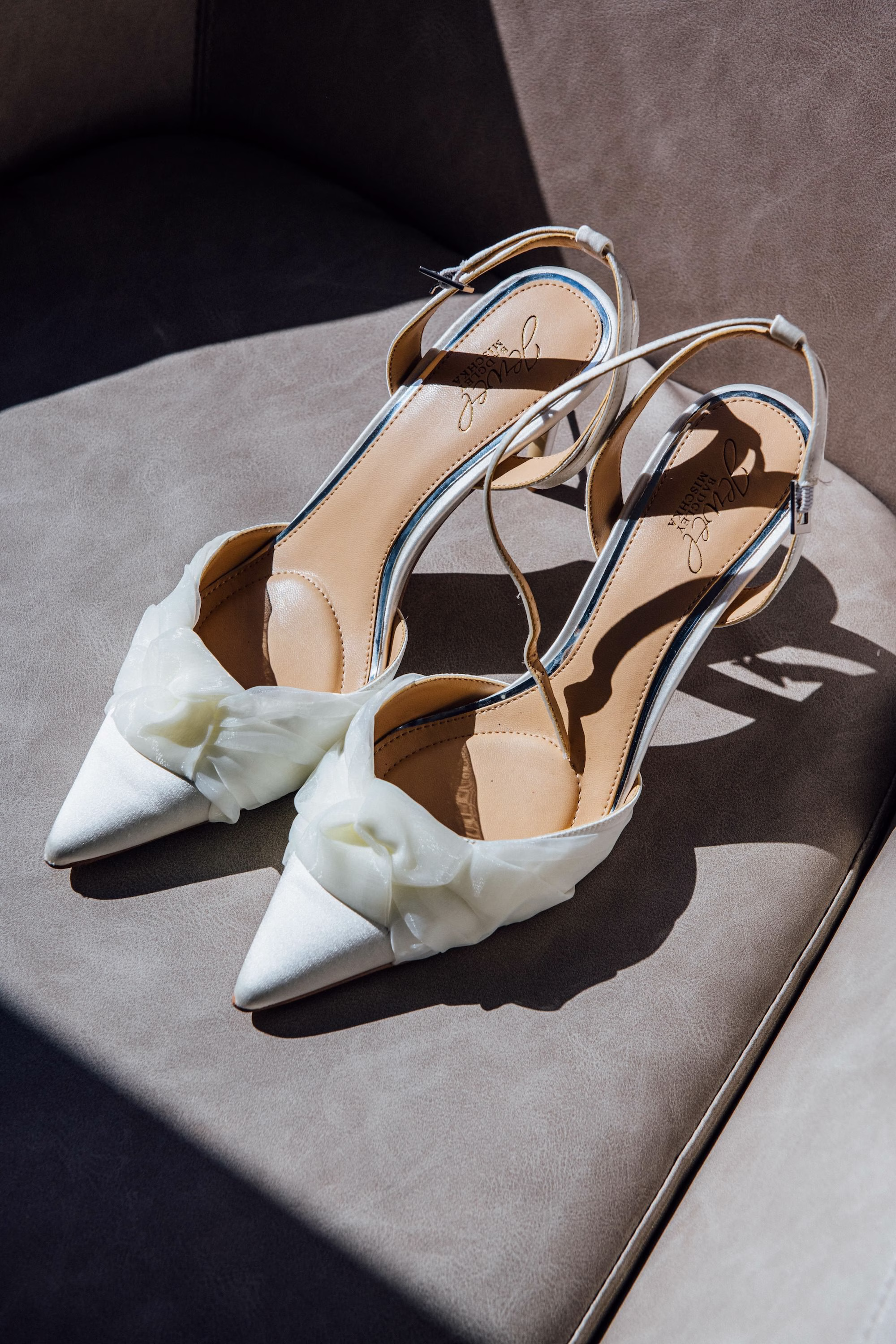 1Elegant Blue Coastal Waterfront Florida Wedding Ideas - Elegant Blue and White Tampa Wedding | The CURRENT White Bridal Wedding Shoe Ideas