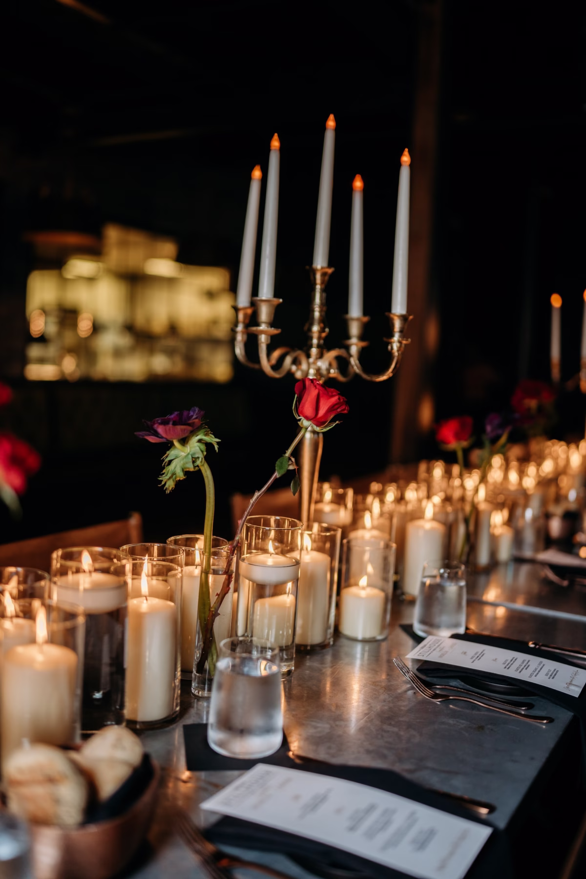 26Moody Green and Red Wedding Inspiration