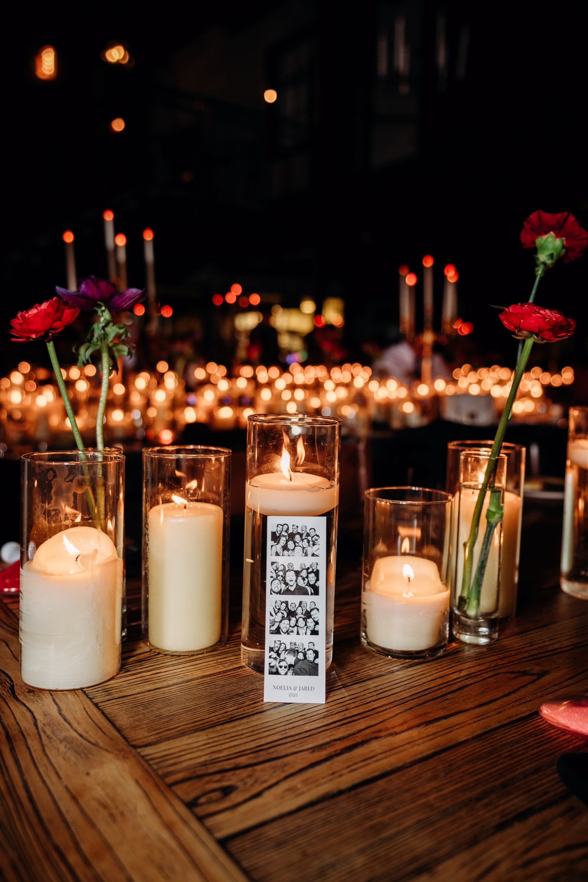 36Moody Green and Red Wedding Inspiration
