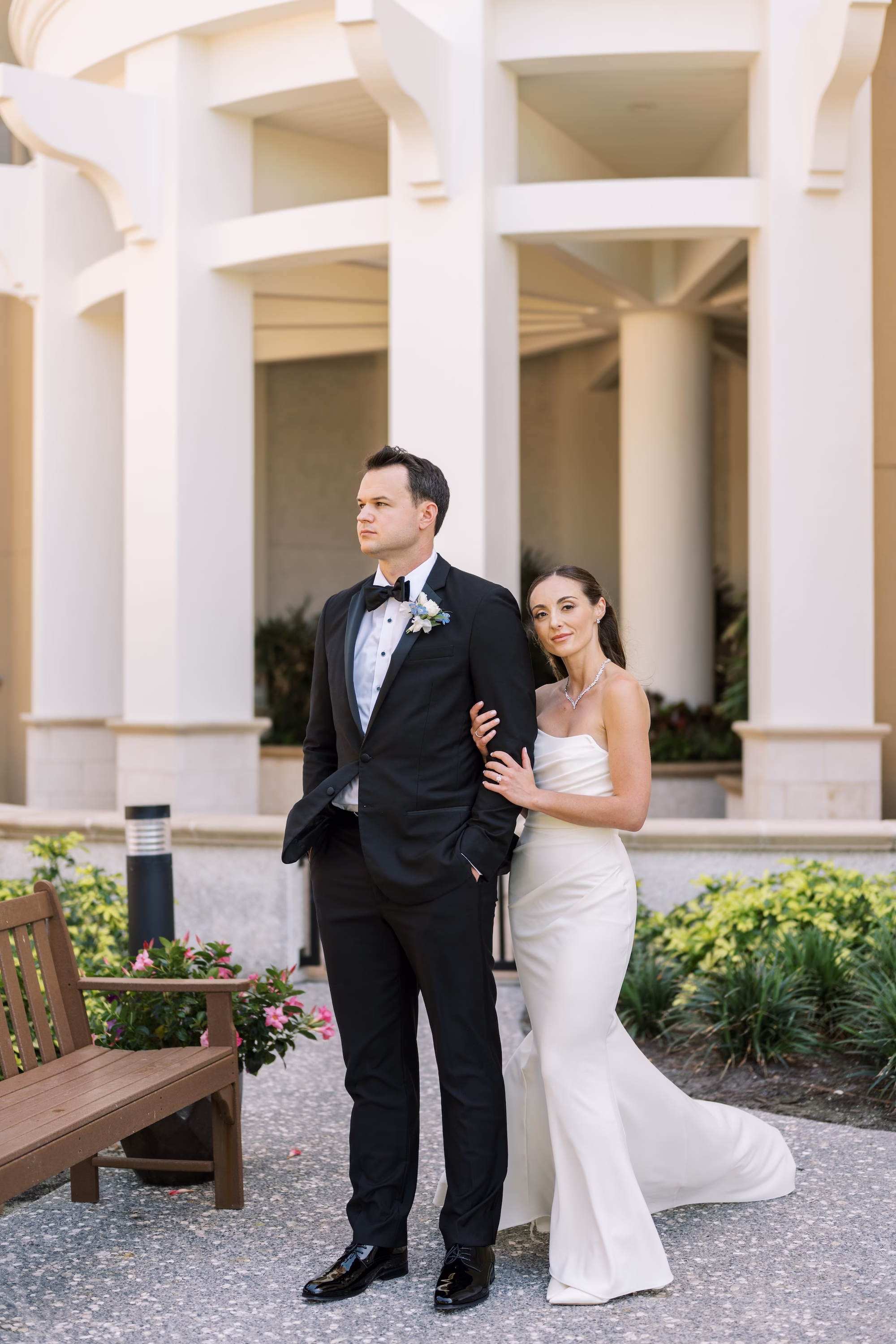 Bride and Groom Wedding Portrait