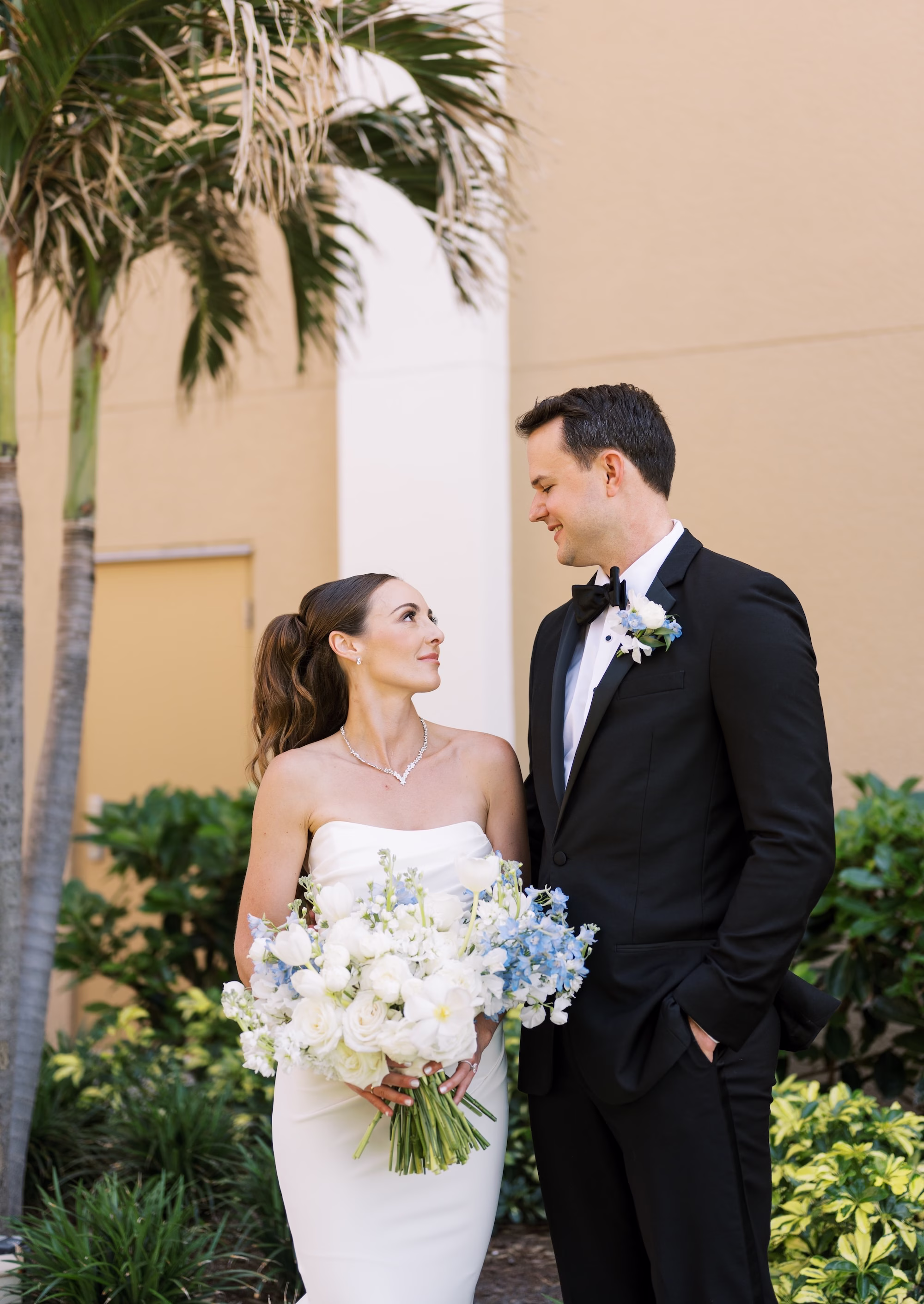 Bride and Groom Wedding Portrait