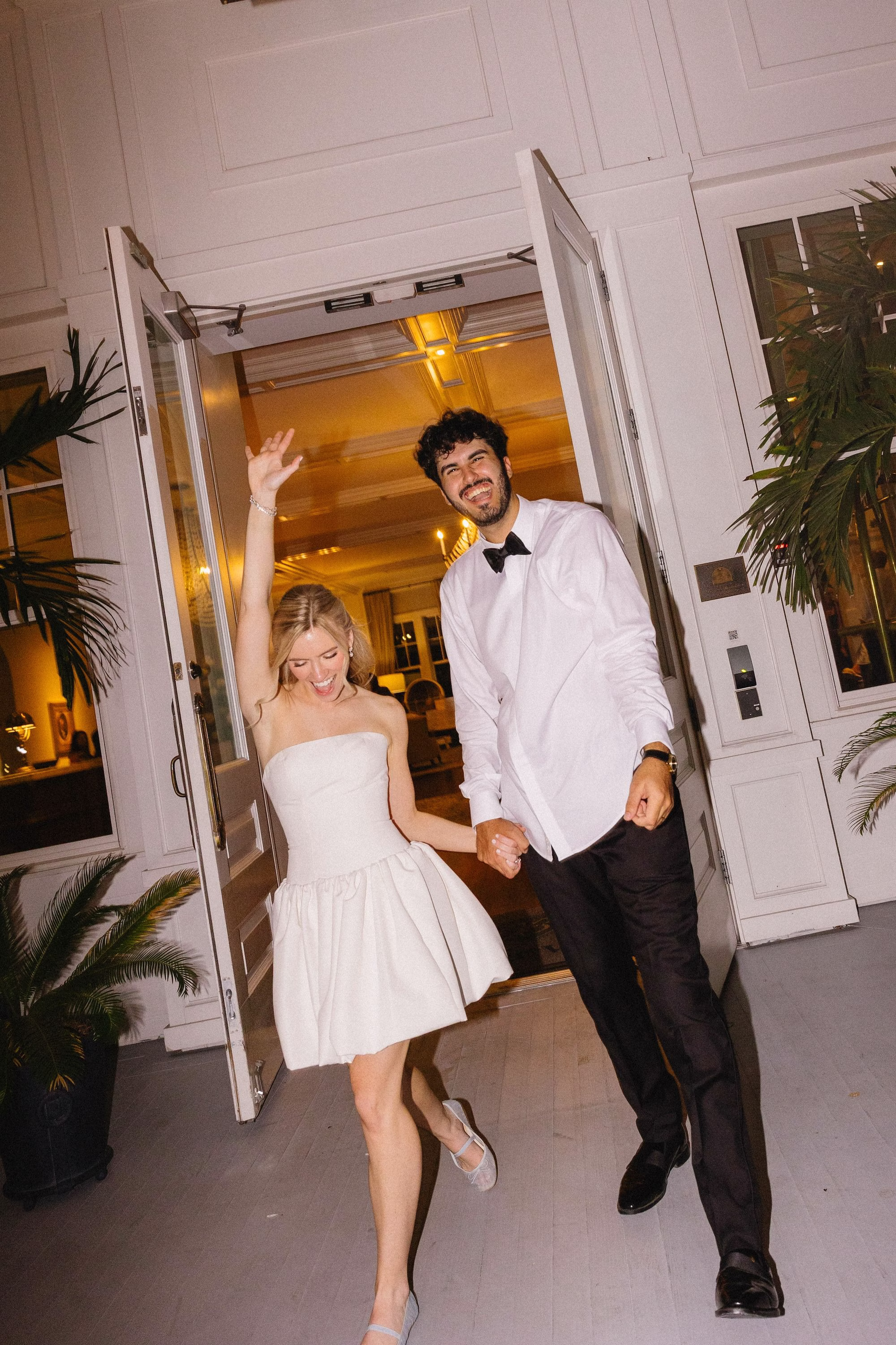 35Timeless Old Florida Green and White Wedding Inspiration - Timeless, Green and White Clearwater Wedding | The Belleview Inn Bride and Groom Wedding Portrait