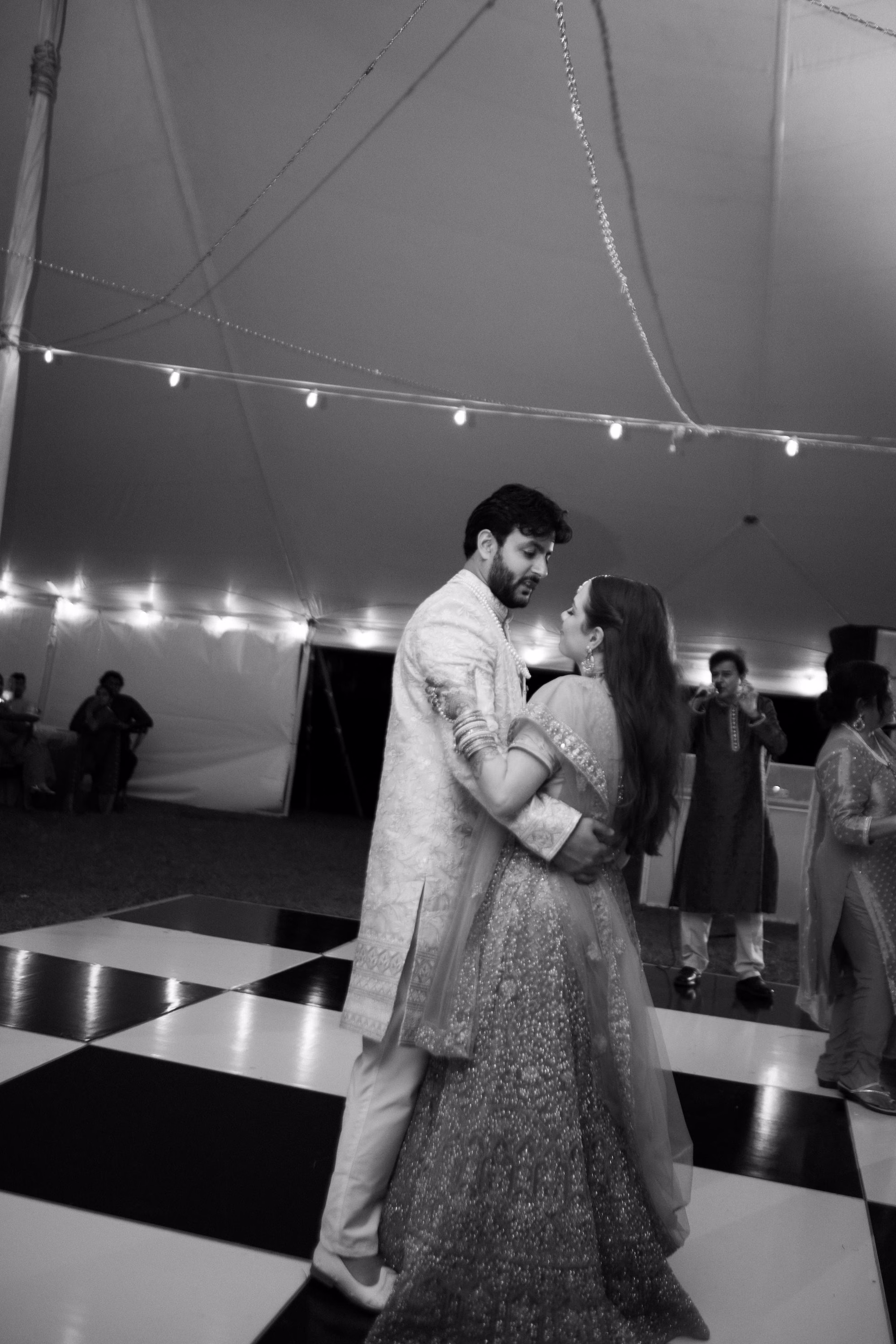 Bride and Groom Wedding Portrait