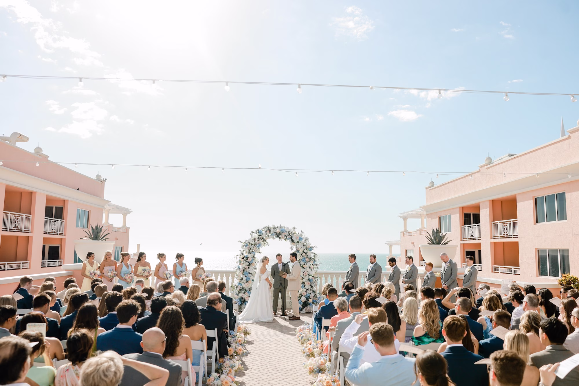 Elegant, Pastel Garden Party Wedding | Hyatt Regency Clearwater Beach