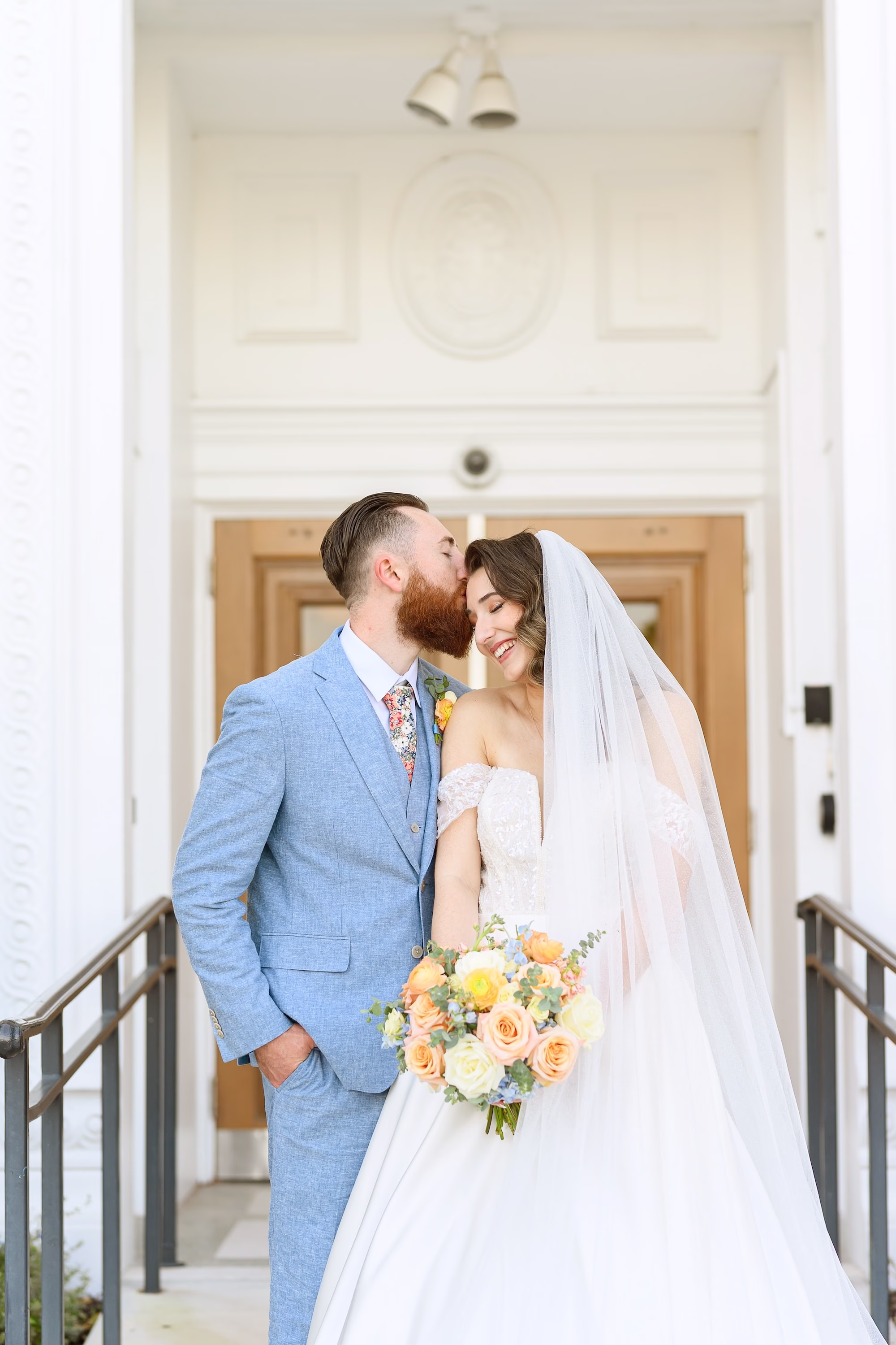 Bride and Groom Wedding Portrait