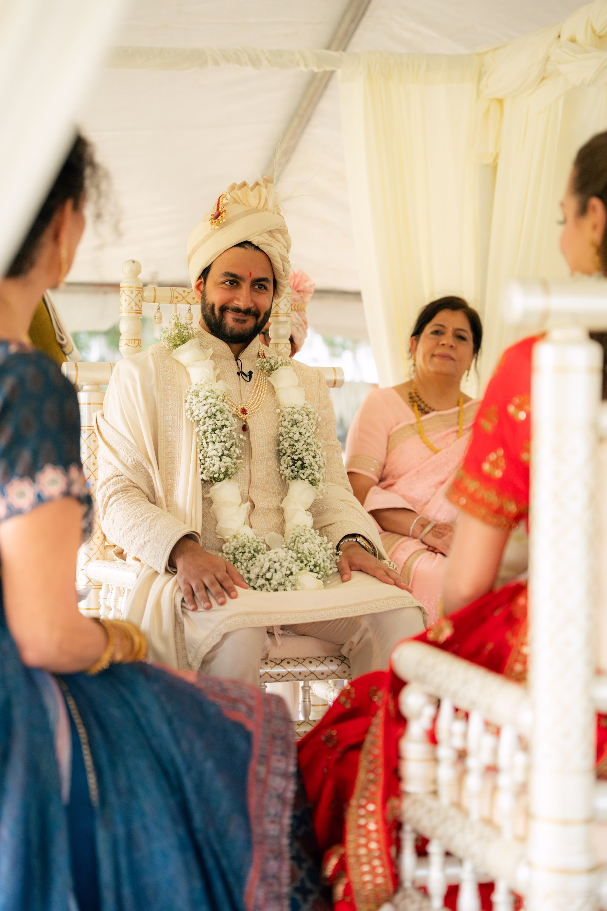 Bride and Groom Saptapadi Indian Wedding Ceremony Inspiration