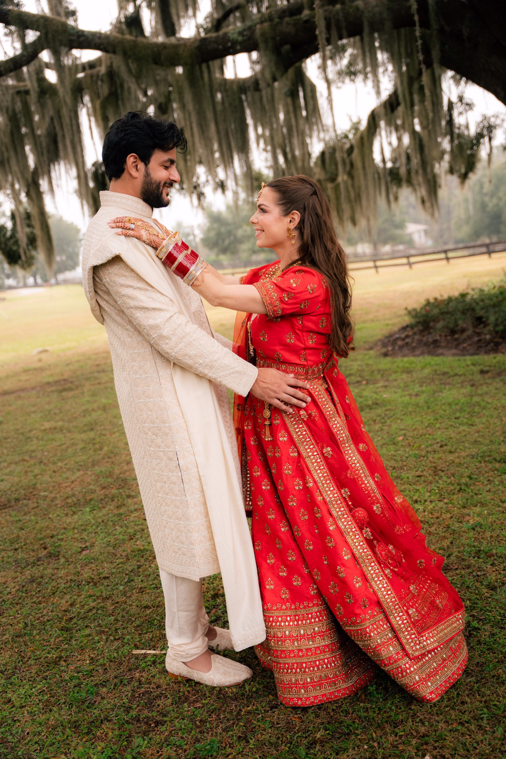 Bride and Groom Wedding Portrait