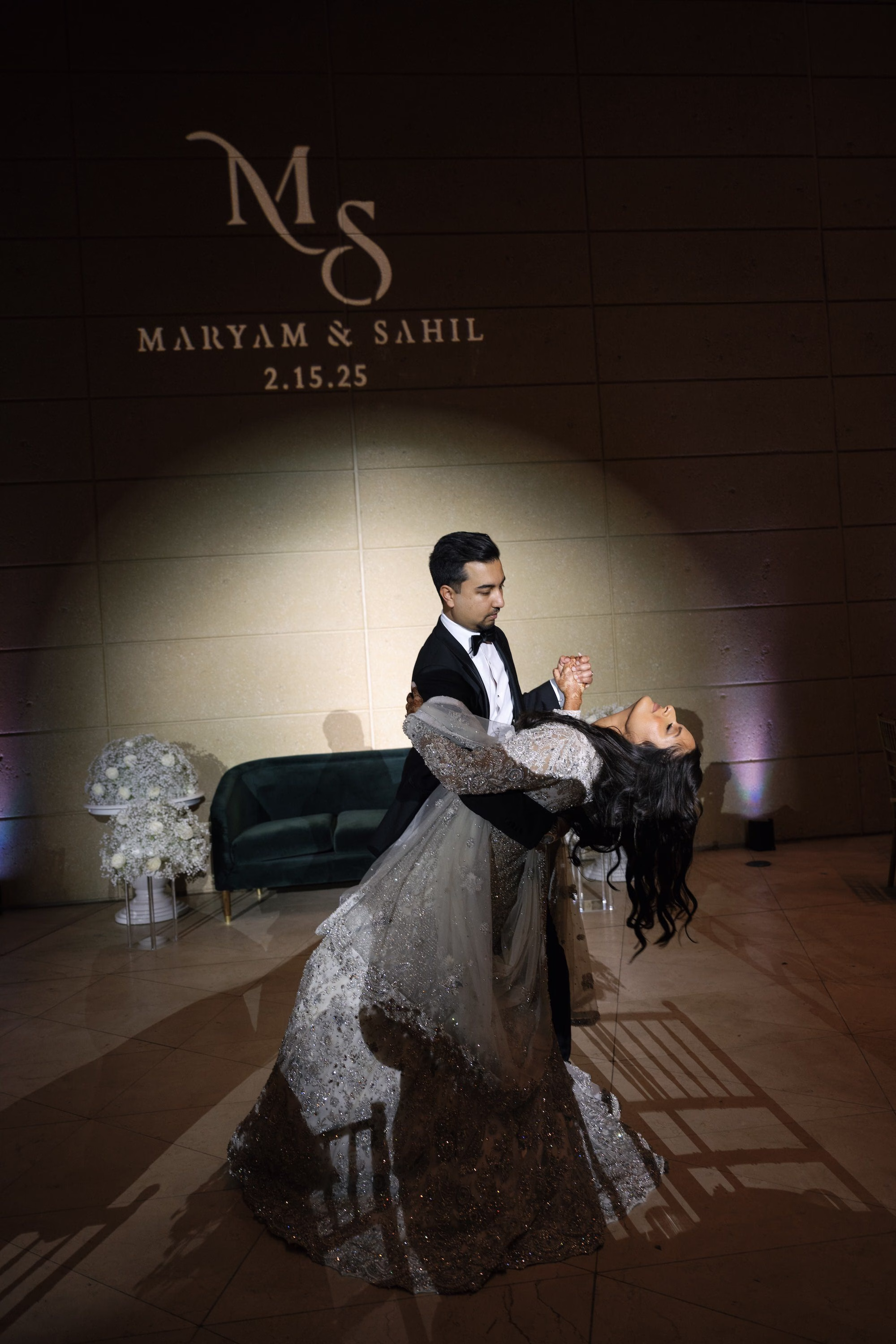 Bride and Groom First dance Wedding Portrait | St Pete Photographer Dewitt For Love Photography
