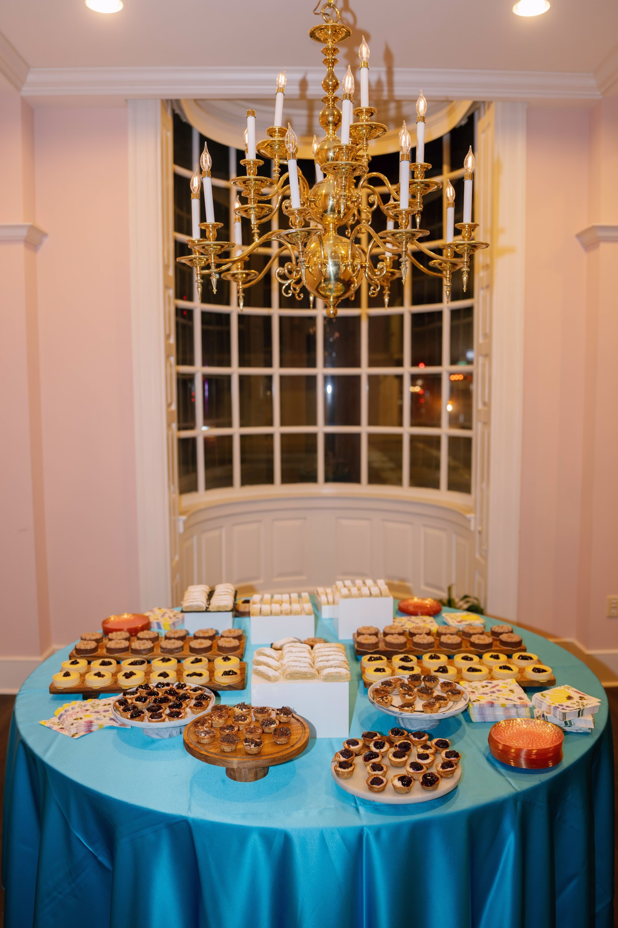 Whimsical Vibrant Wedding Reception Dessert Table Ideas