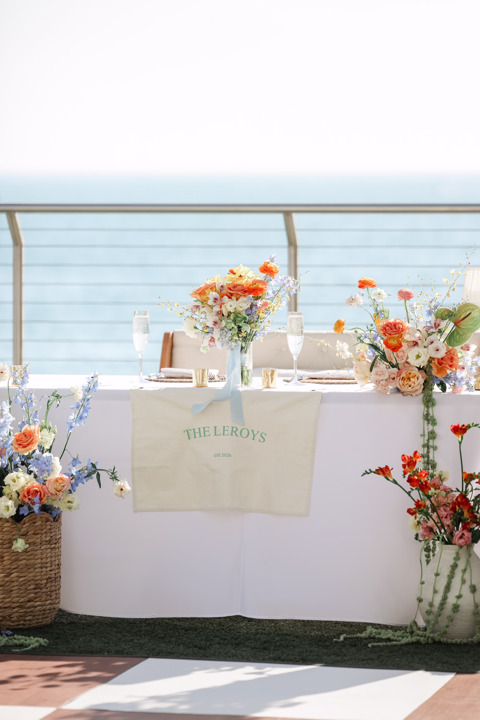 49Tropical Pastel Florida Wedding Inspiration - Tropical, Pastel Outdoor Wedding | Opal Sands Clearwater Beach Tropical Pastel Florida Wedding Reception Sweetheart Table Decor Inspiration