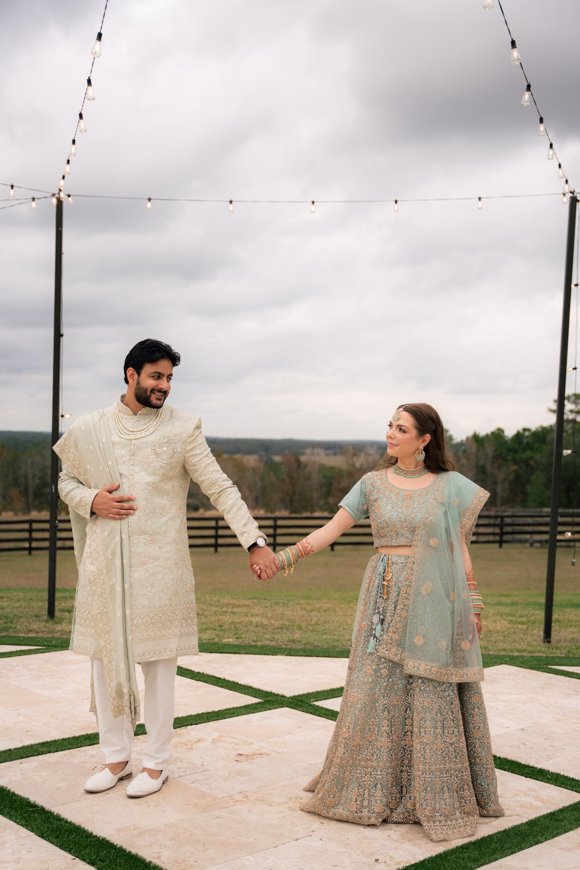 Bride and Groom Wedding Portrait