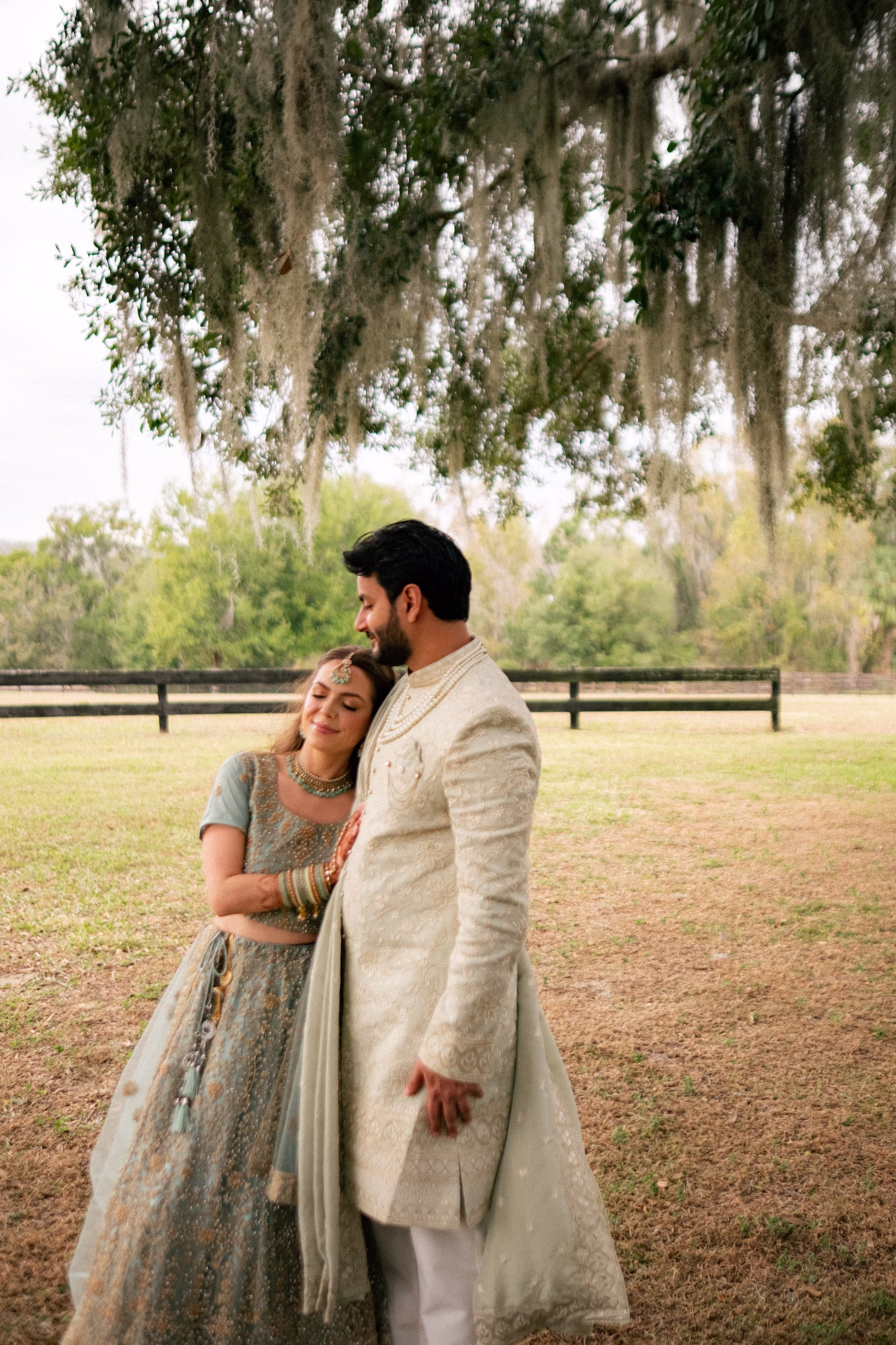 Bride and Groom Wedding Portrait