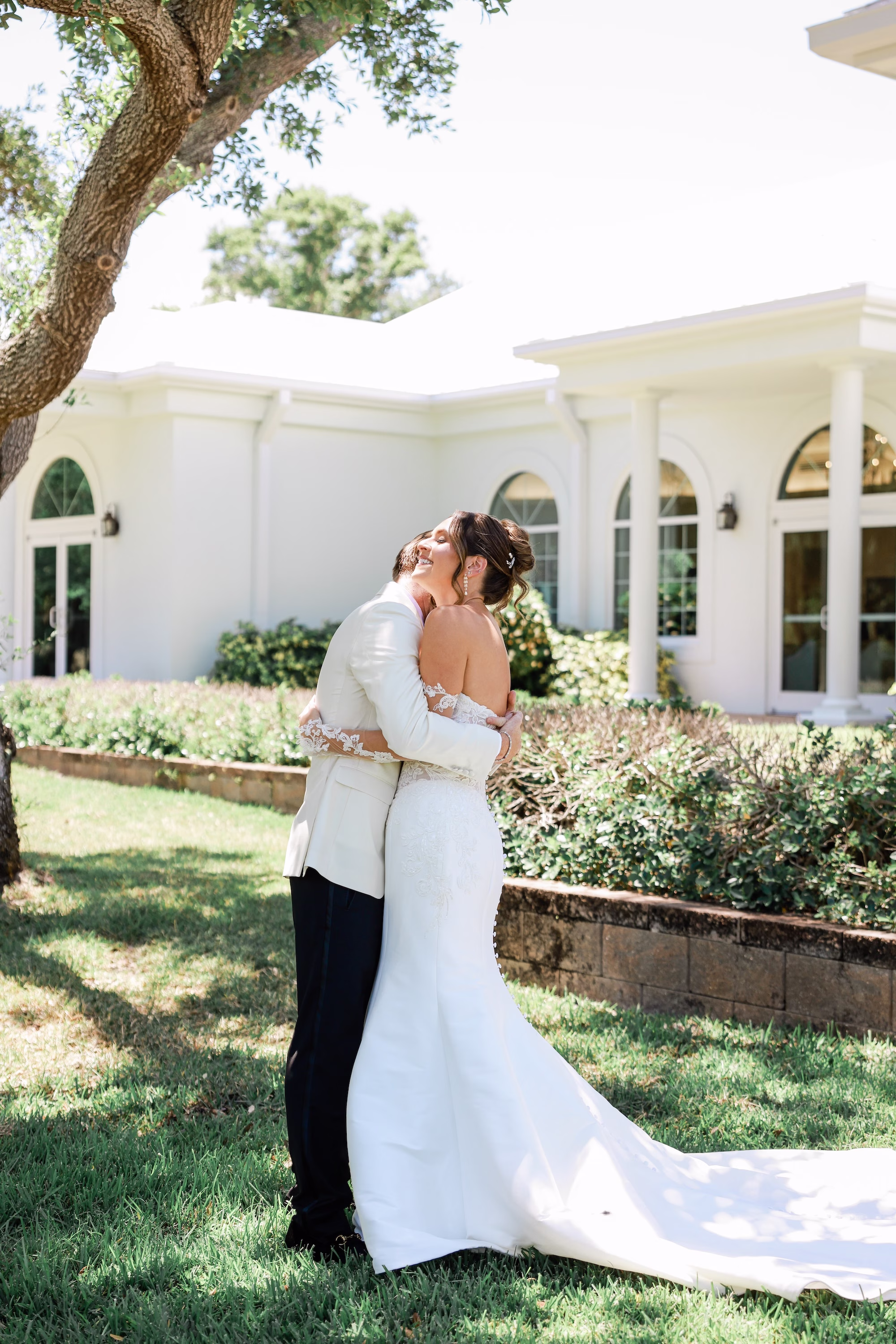 Bride and Groom First Look Wedding Portrait | Clearwater Photographer Lifelong Photography Studio | Content Creator Behind The Vows