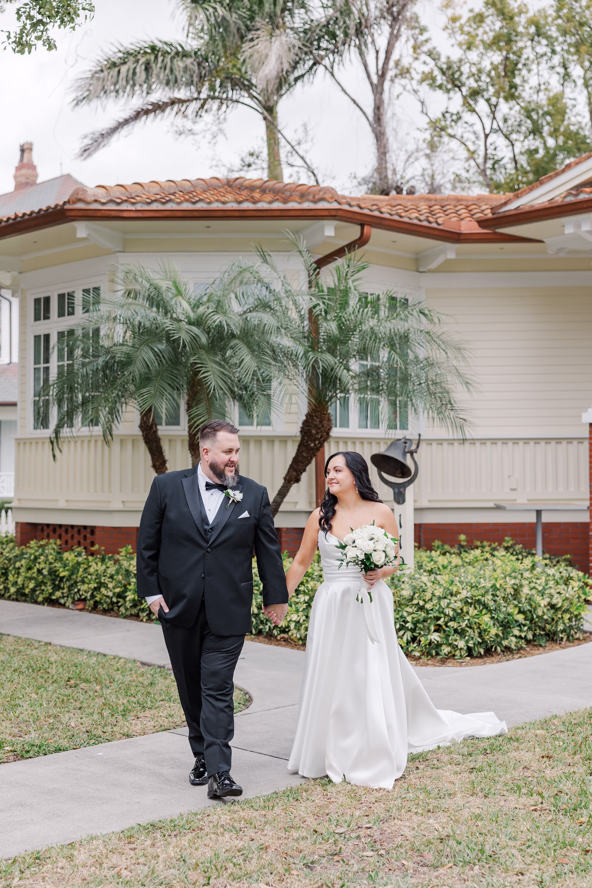 Bride and Groom First Look Wedding Portrait | Palmetto Content Creator Behind The Vows