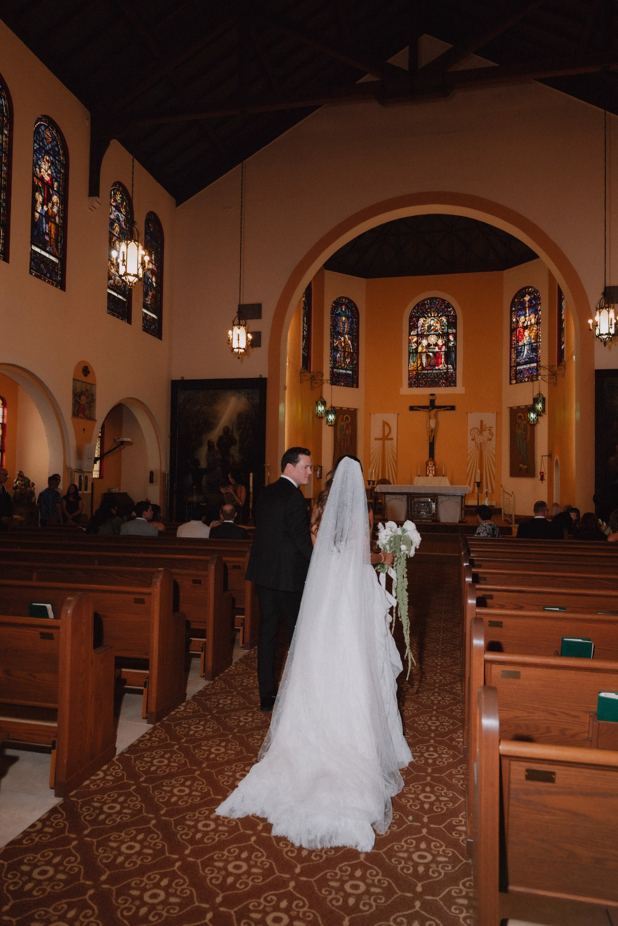 13Classic Modern Black and White Wedding Ideas Tampa Venue Our Lady of Perpetual Help Catholic Church - Modern Black and Ivory Ybor City Wedding | J.C. Newman Cigar Co. Bride and Groom Wedding Portrait | Tampa Venue Our Lady of Perpetual Help Catholic Church