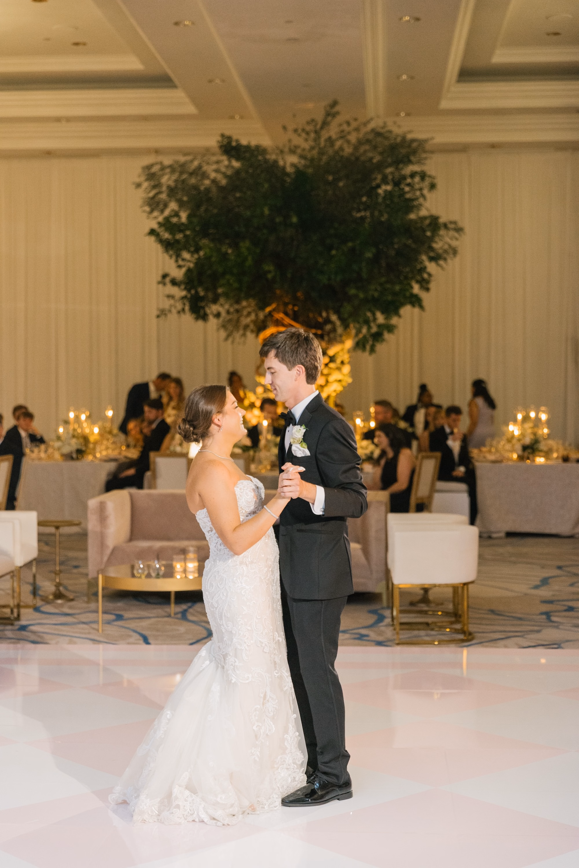 43Luxurious Romantic Garden Ballroom Wedding Inspiration Bonits Springs Venue Hyatt Regency Coconut Point - Luxurious Garden-Inspired Naples Wedding | Hyatt Regency Coconut Point Bride and Groom First Dance Wedding Portrait | Bonita Springs Venue Hyatt Regency Coconut Point | Wedding Planner Parties A’ La Carte